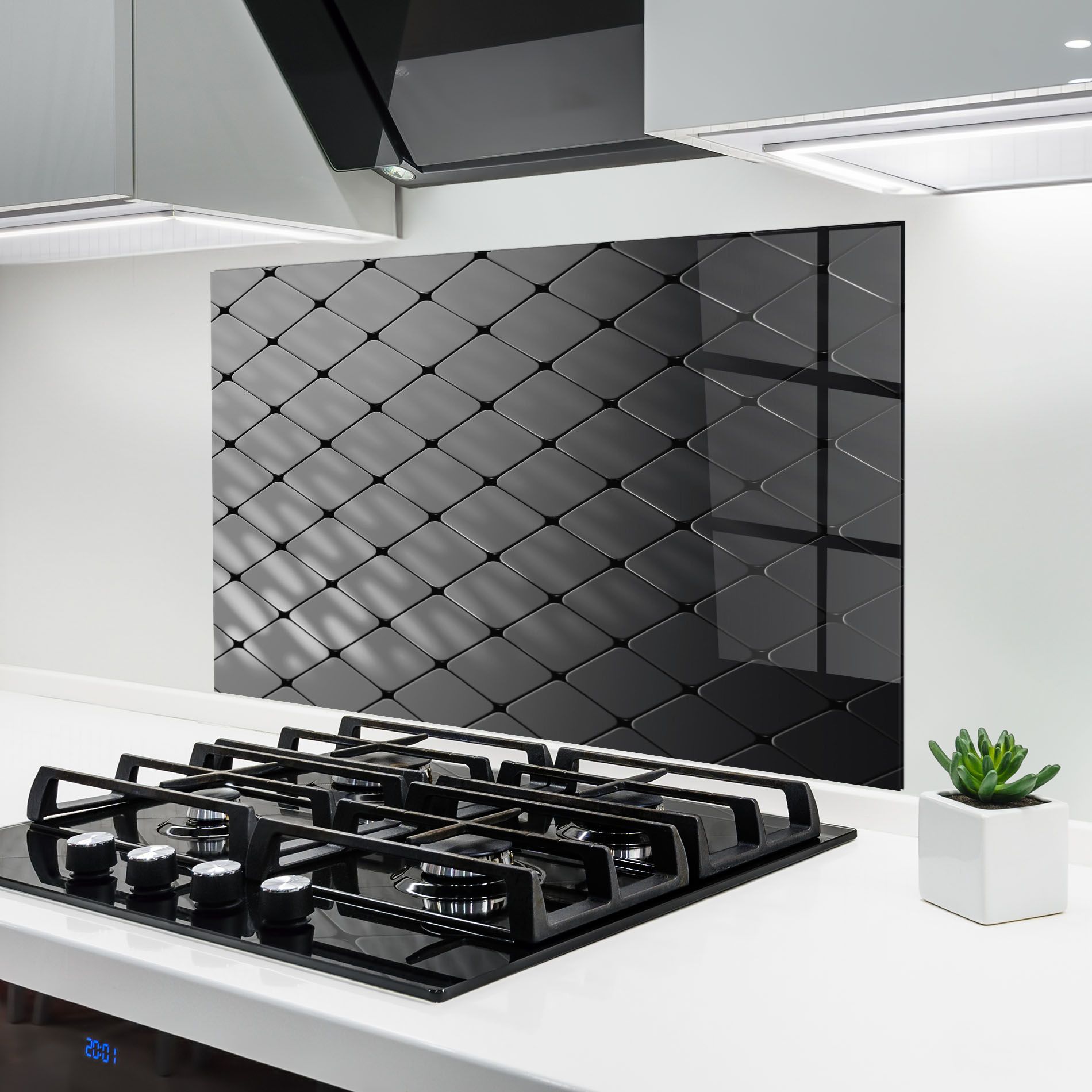 Black Square Shapes mockup 6