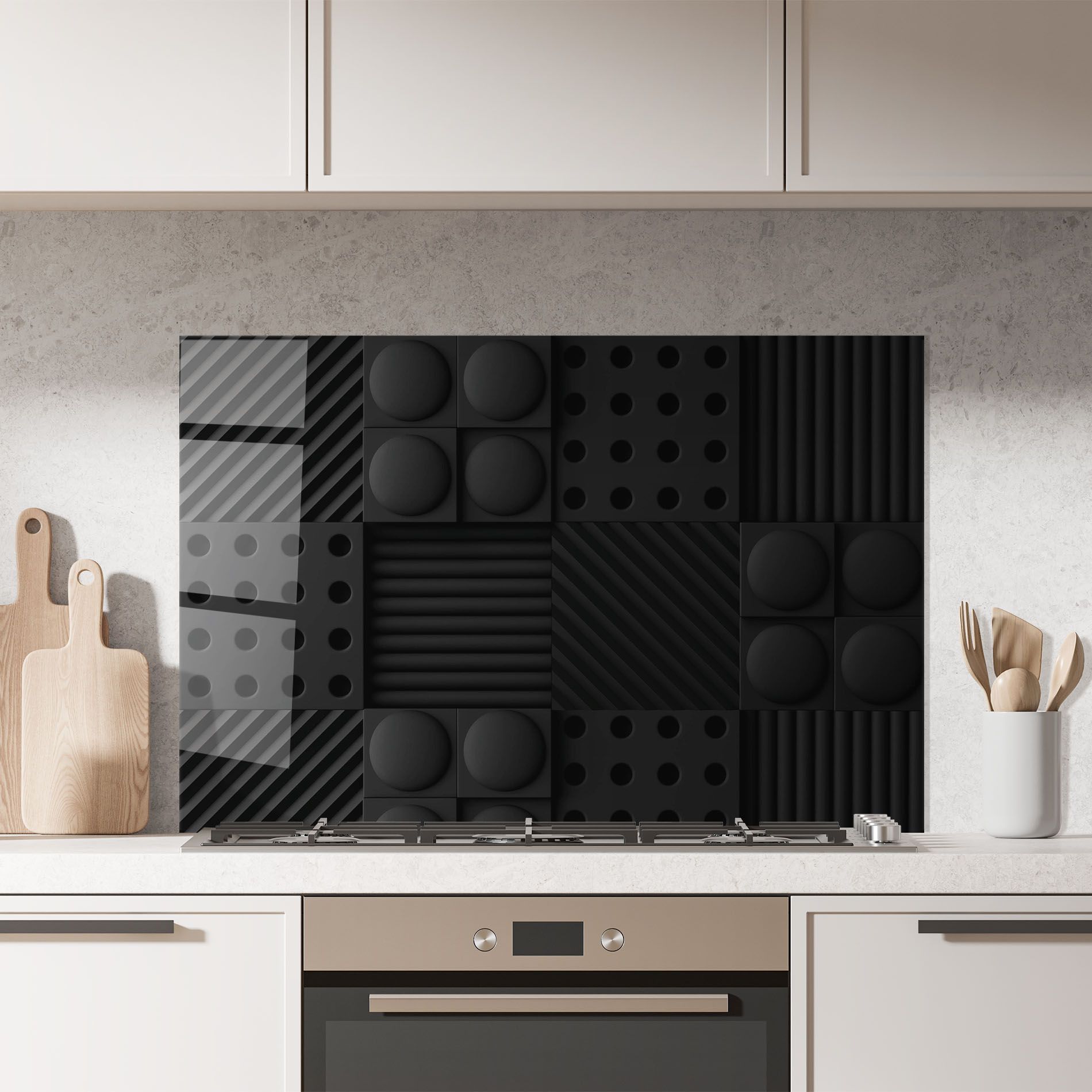 Black Square Circle mockup 7