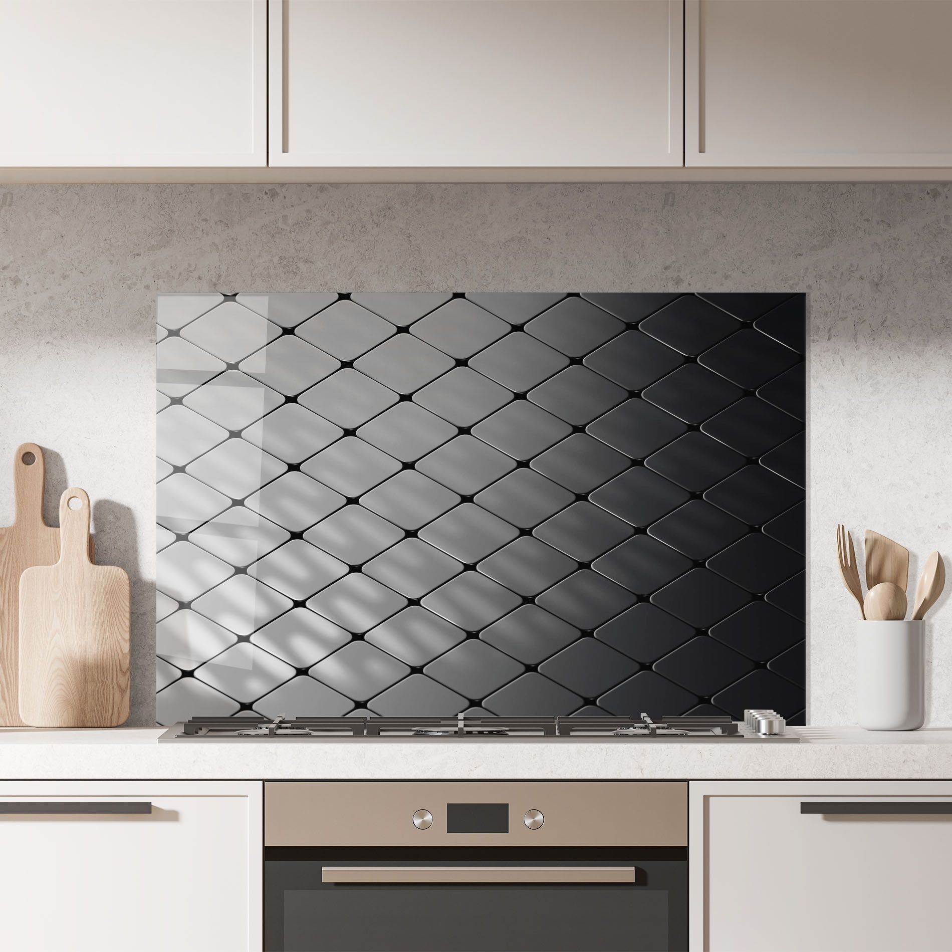 Black Square Shapes mockup 7