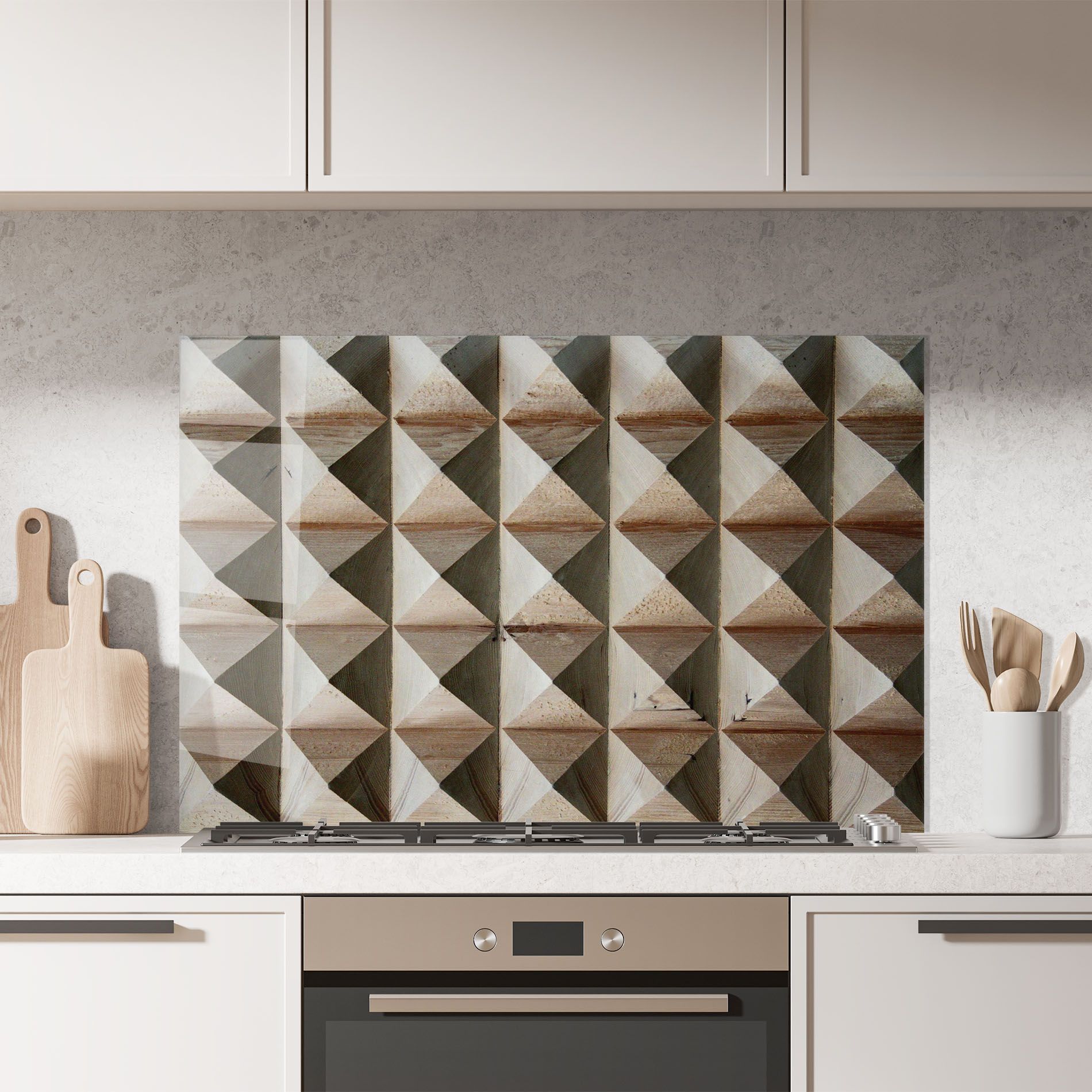 Cream Pyramid mockup 7