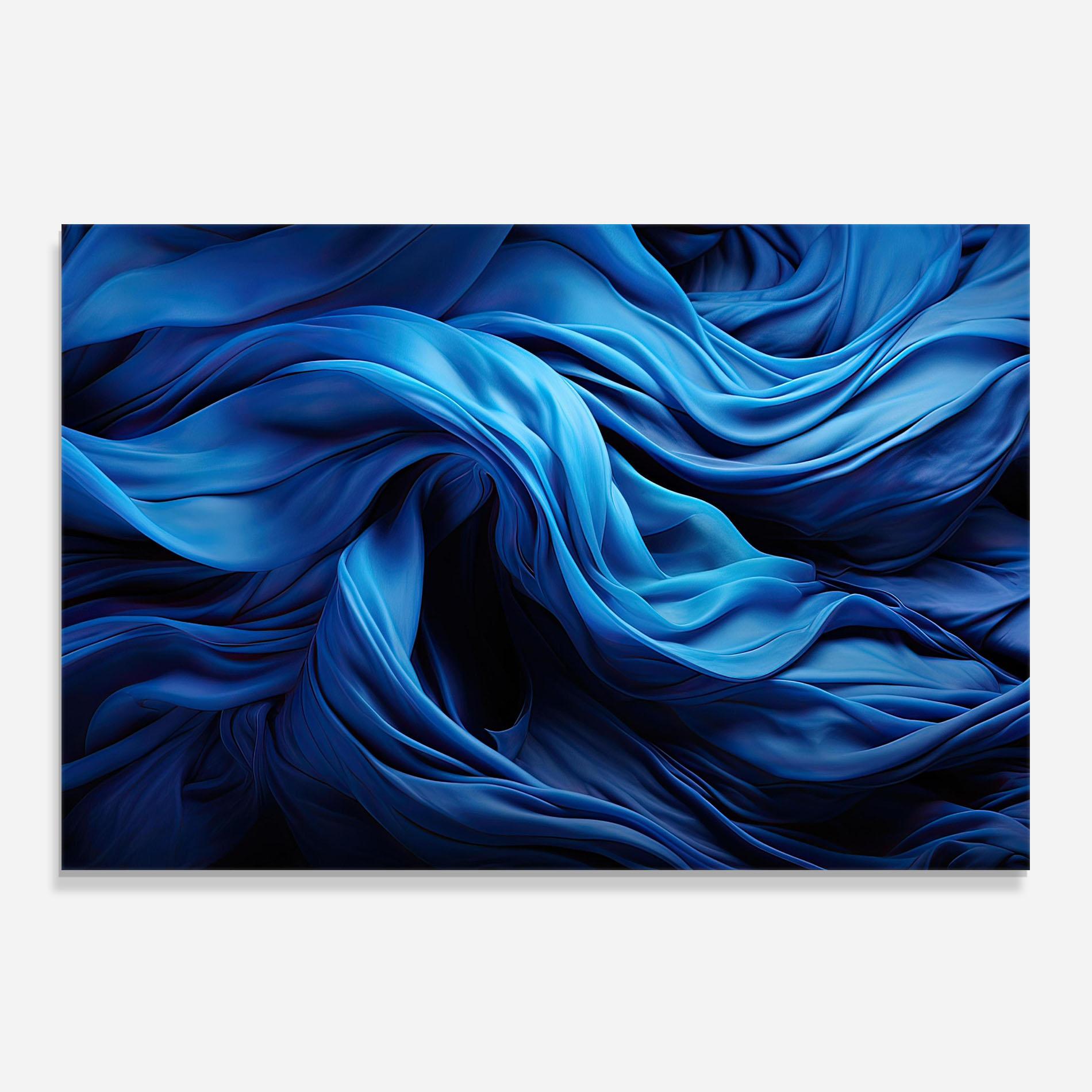 Konyhai üveg hátfal Floating Blue mockup 0