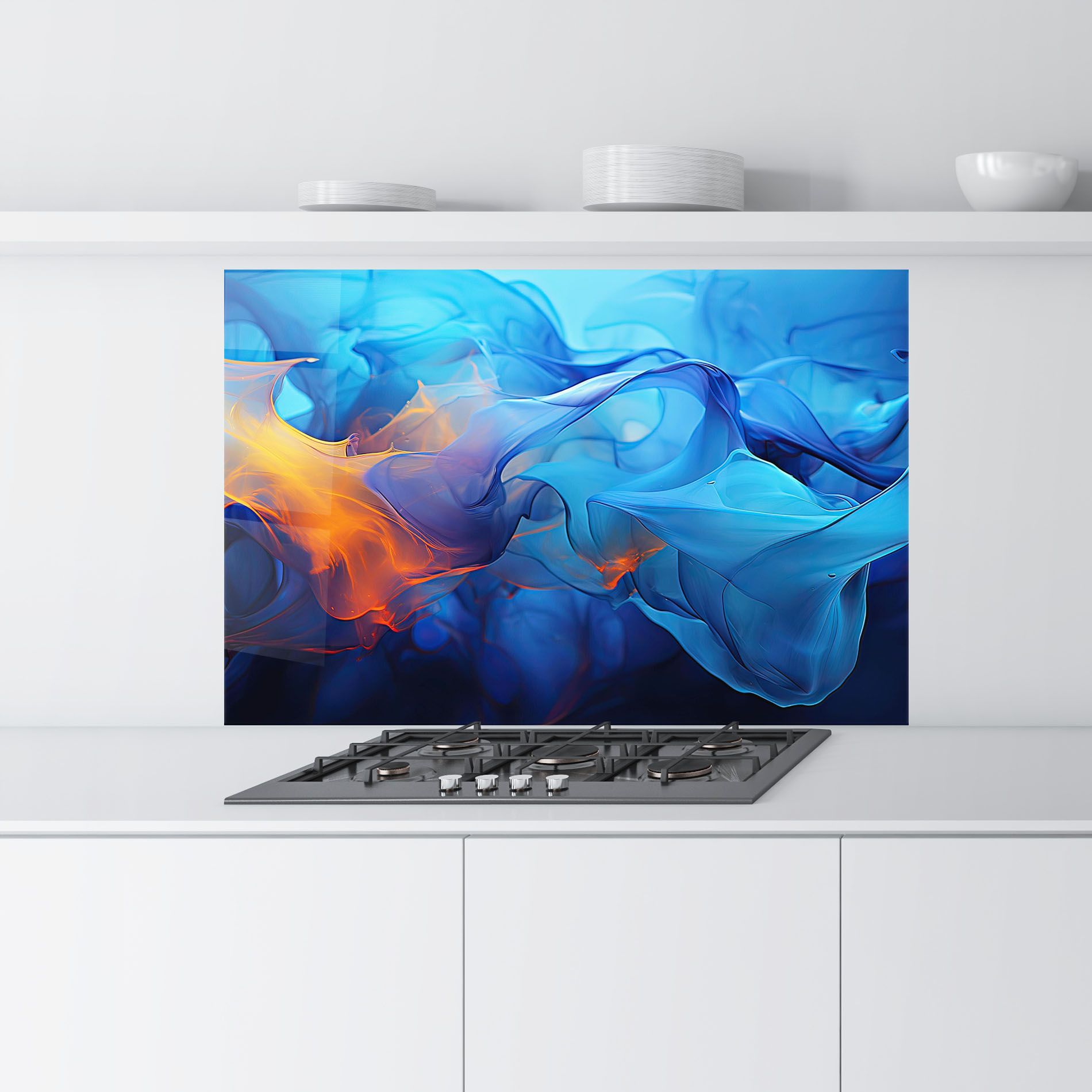 Blue Orange Floating mockup 9