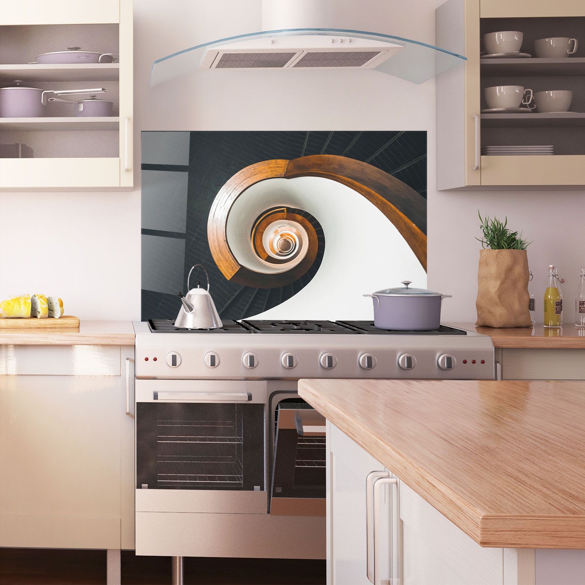 Black Spiral Stairs mockup 1