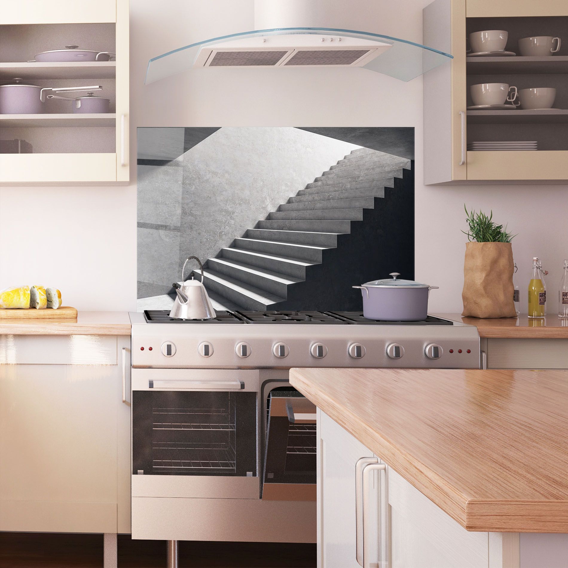 Concrete Stairs mockup 1