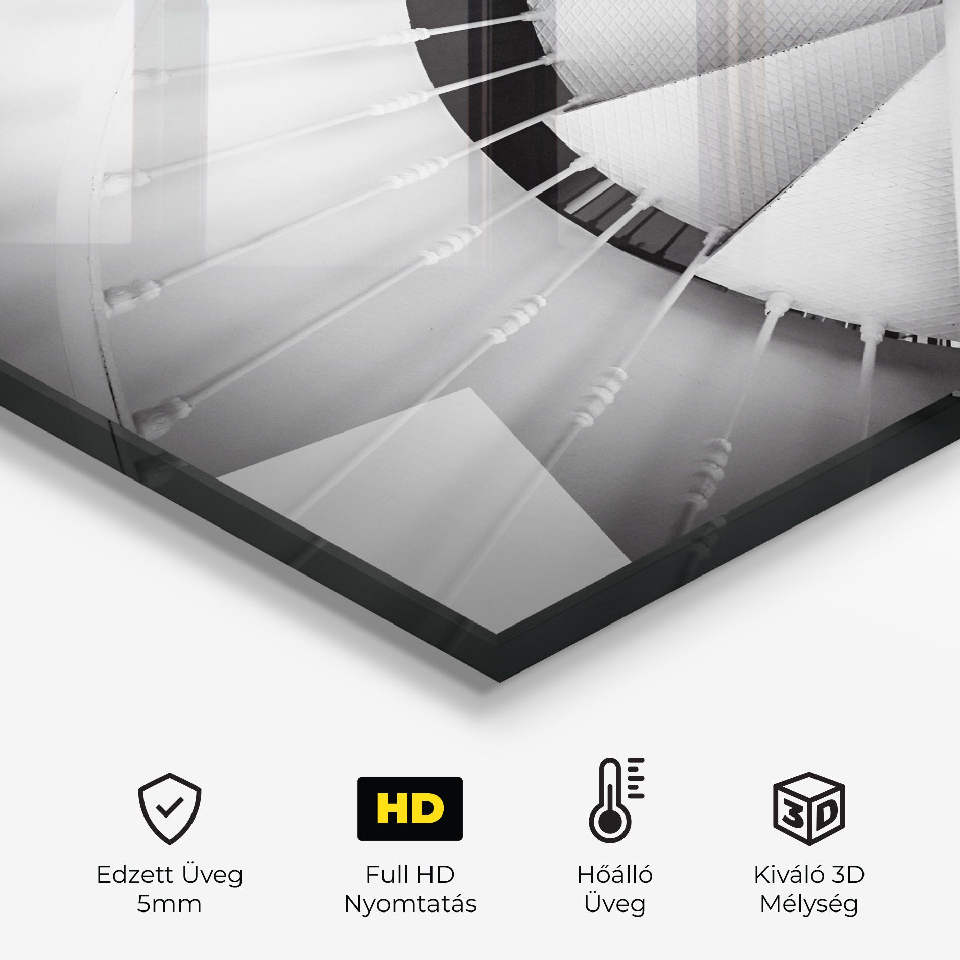 Black Circle Stairs mockup 2