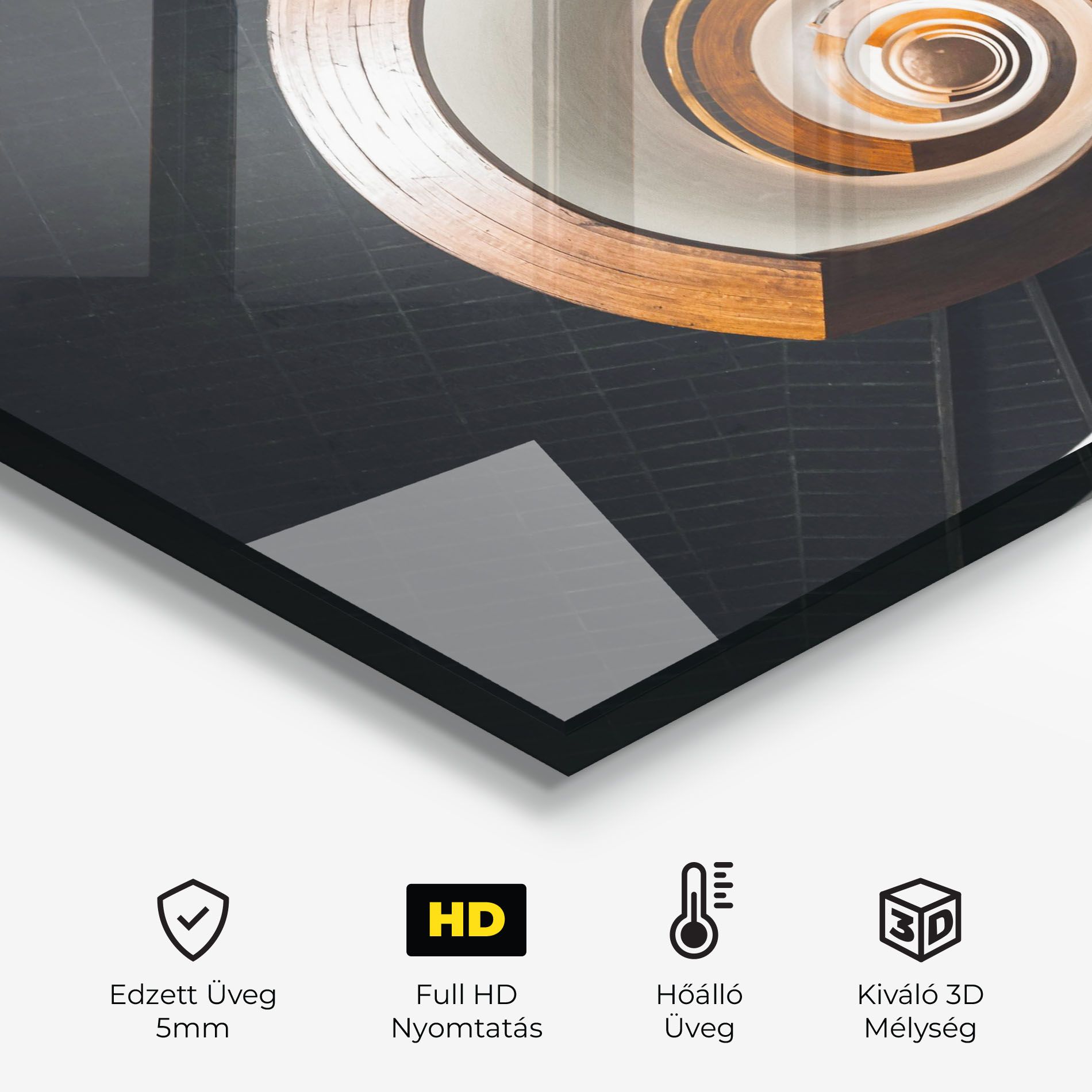 Black Spiral Stairs mockup 2