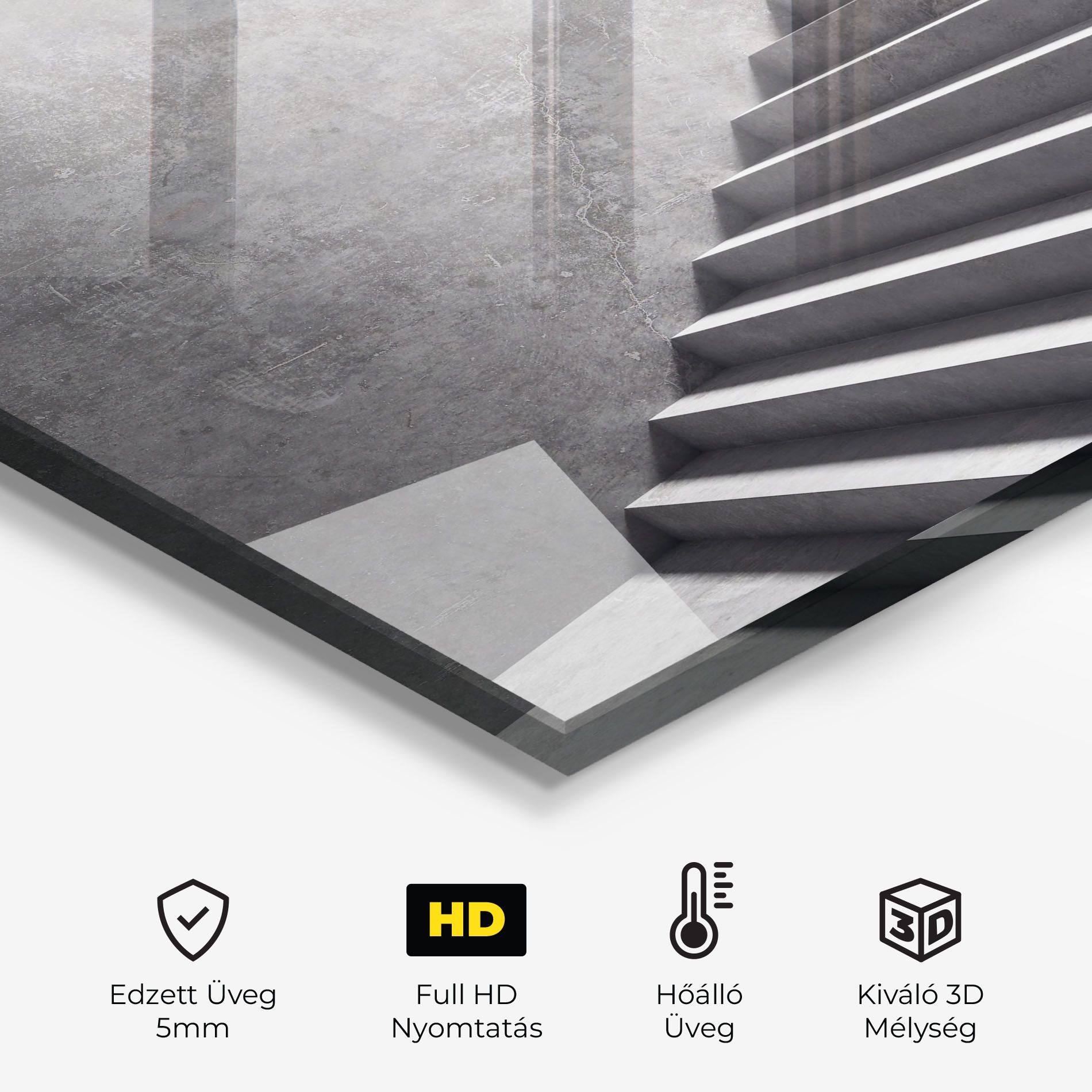 Concrete Stairs mockup 2