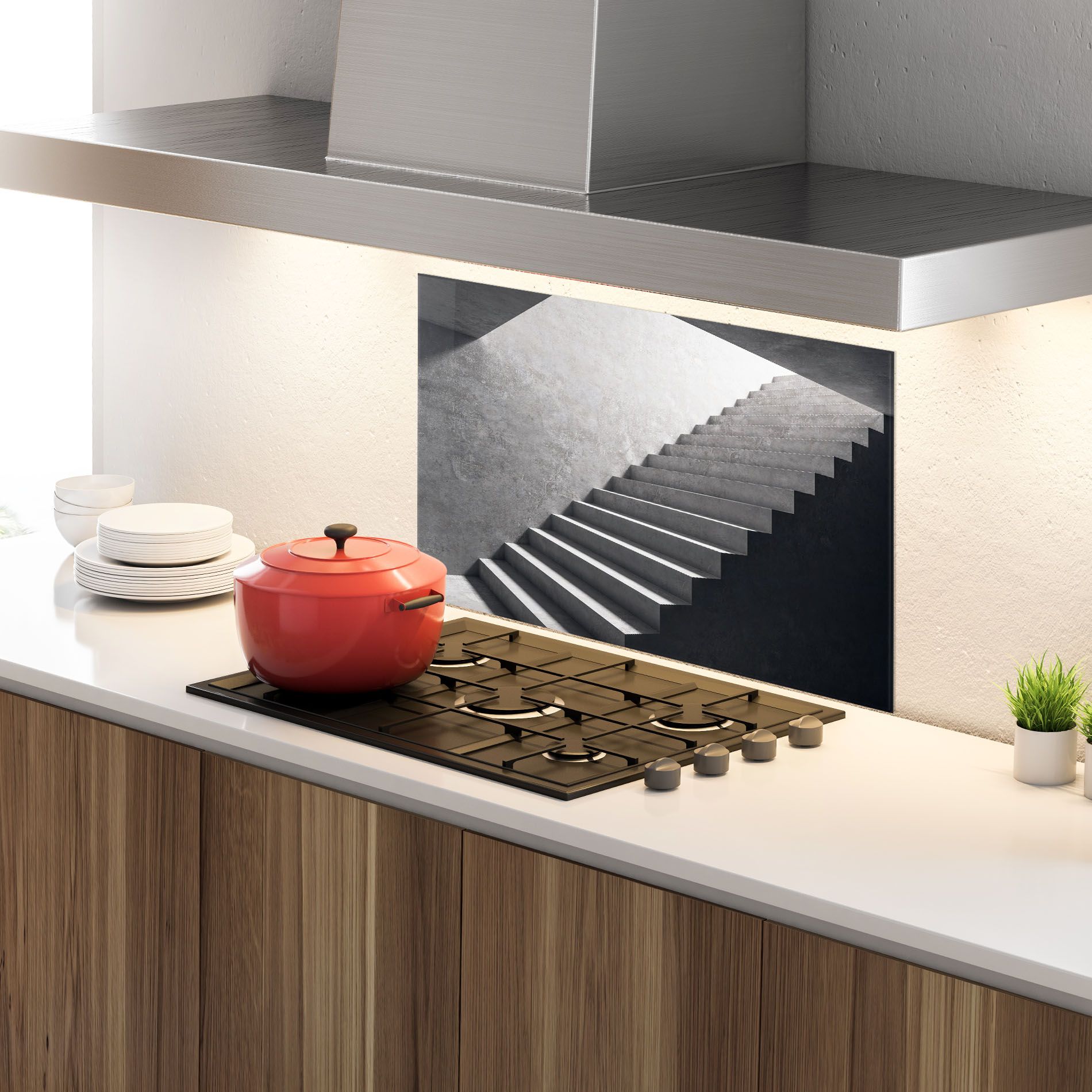 Concrete Stairs mockup 4