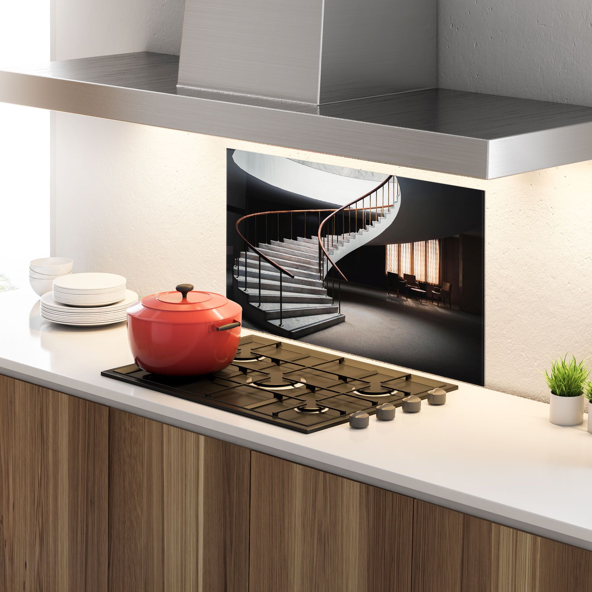 Dark Room Stairs mockup 4