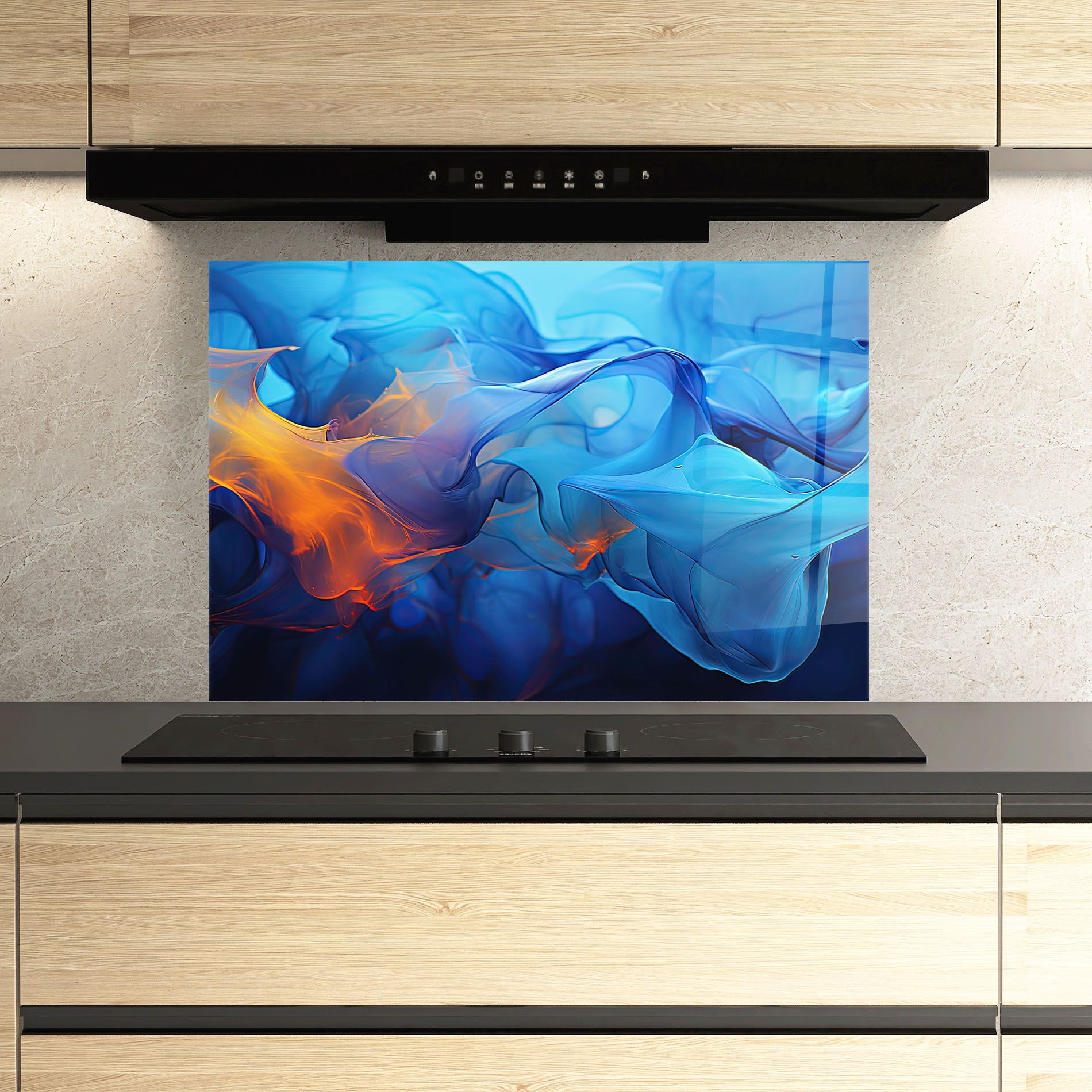 Blue Orange Floating mockup 3