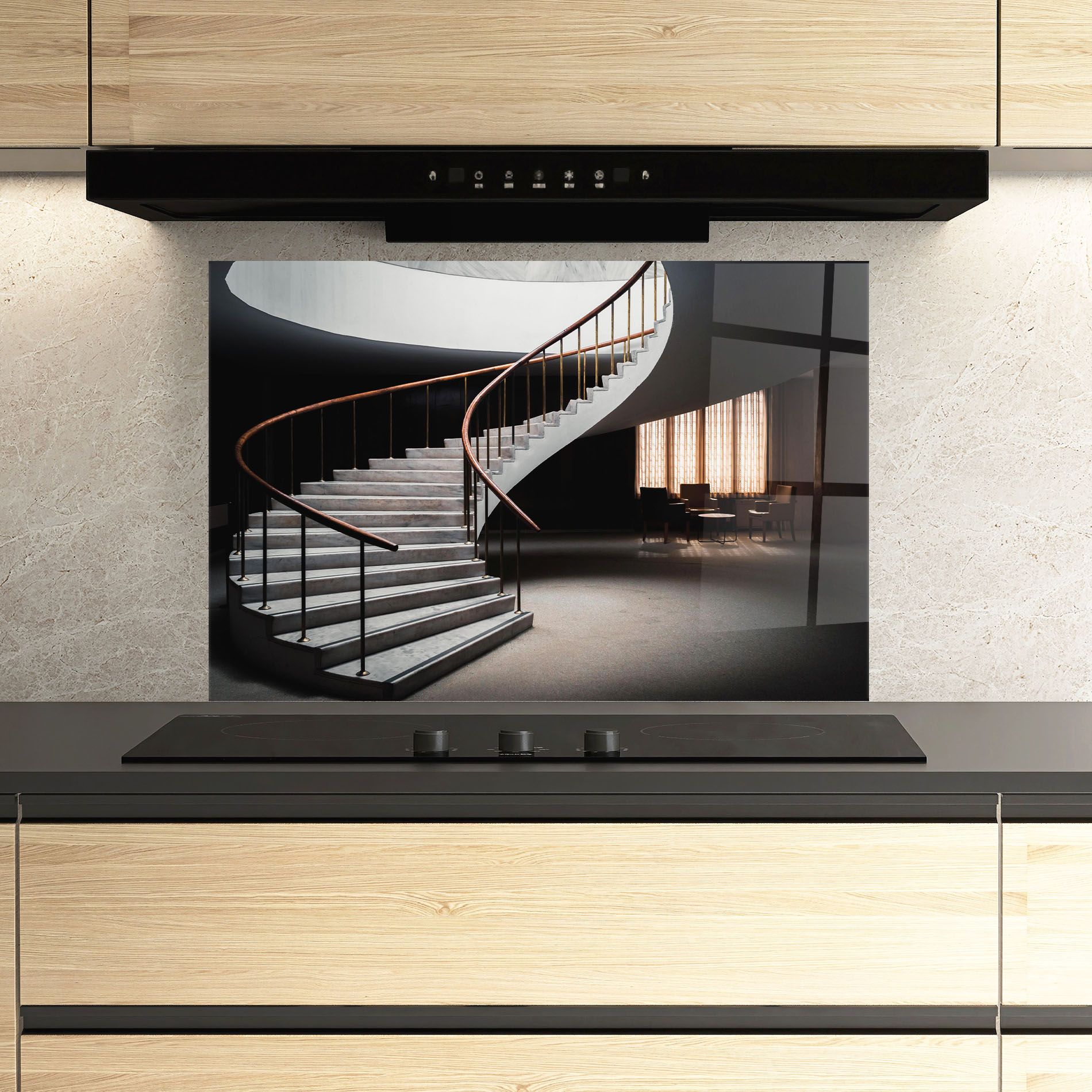 Dark Room Stairs mockup 3