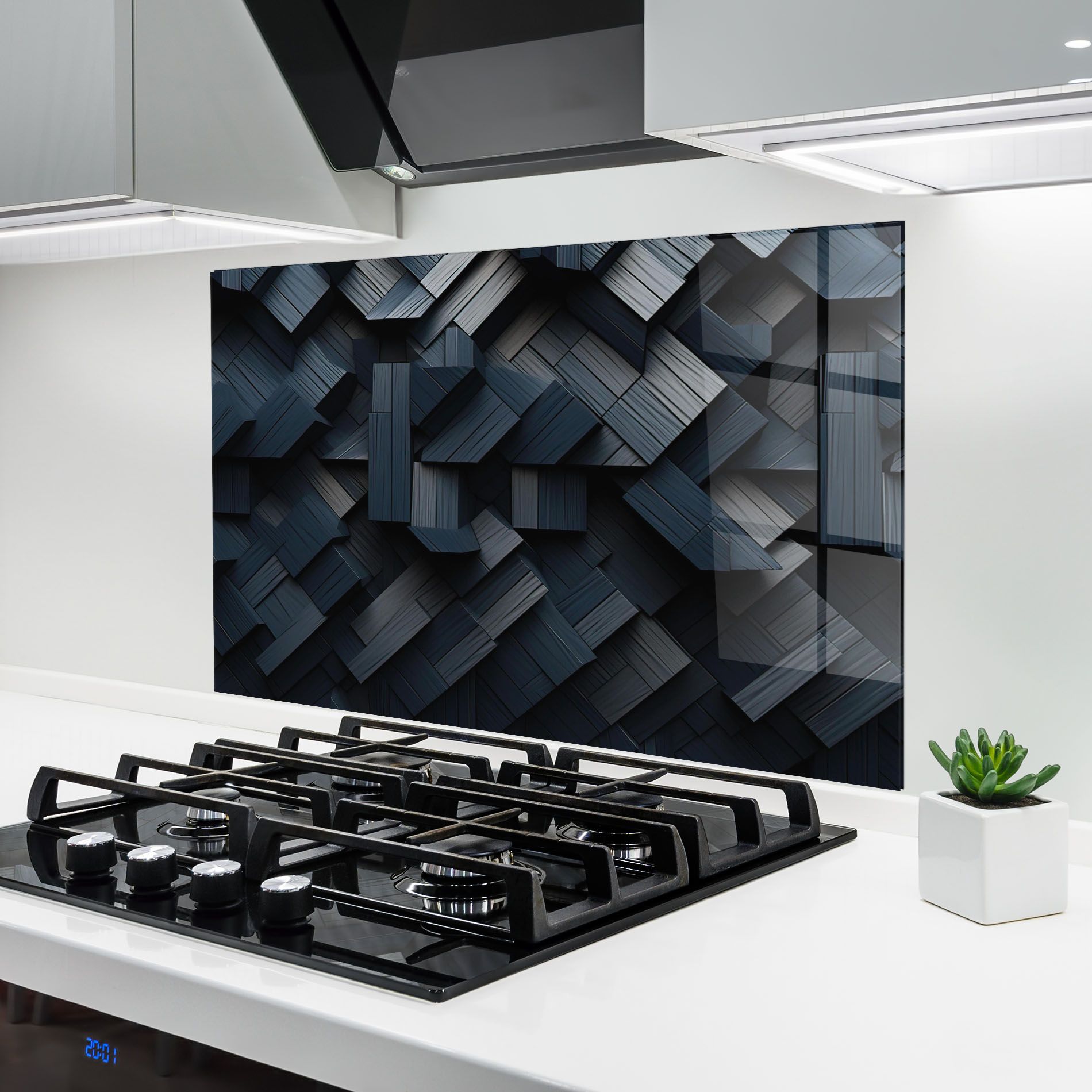 Dark Blue Wall mockup 6