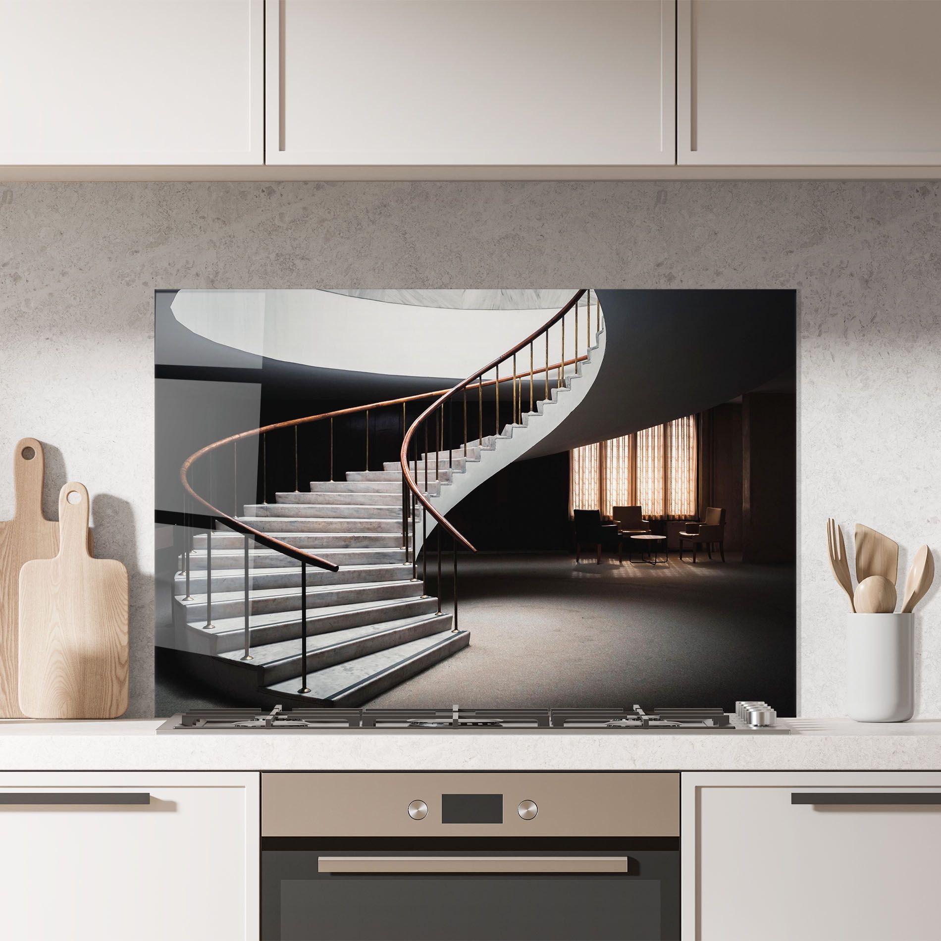 Dark Room Stairs mockup 7