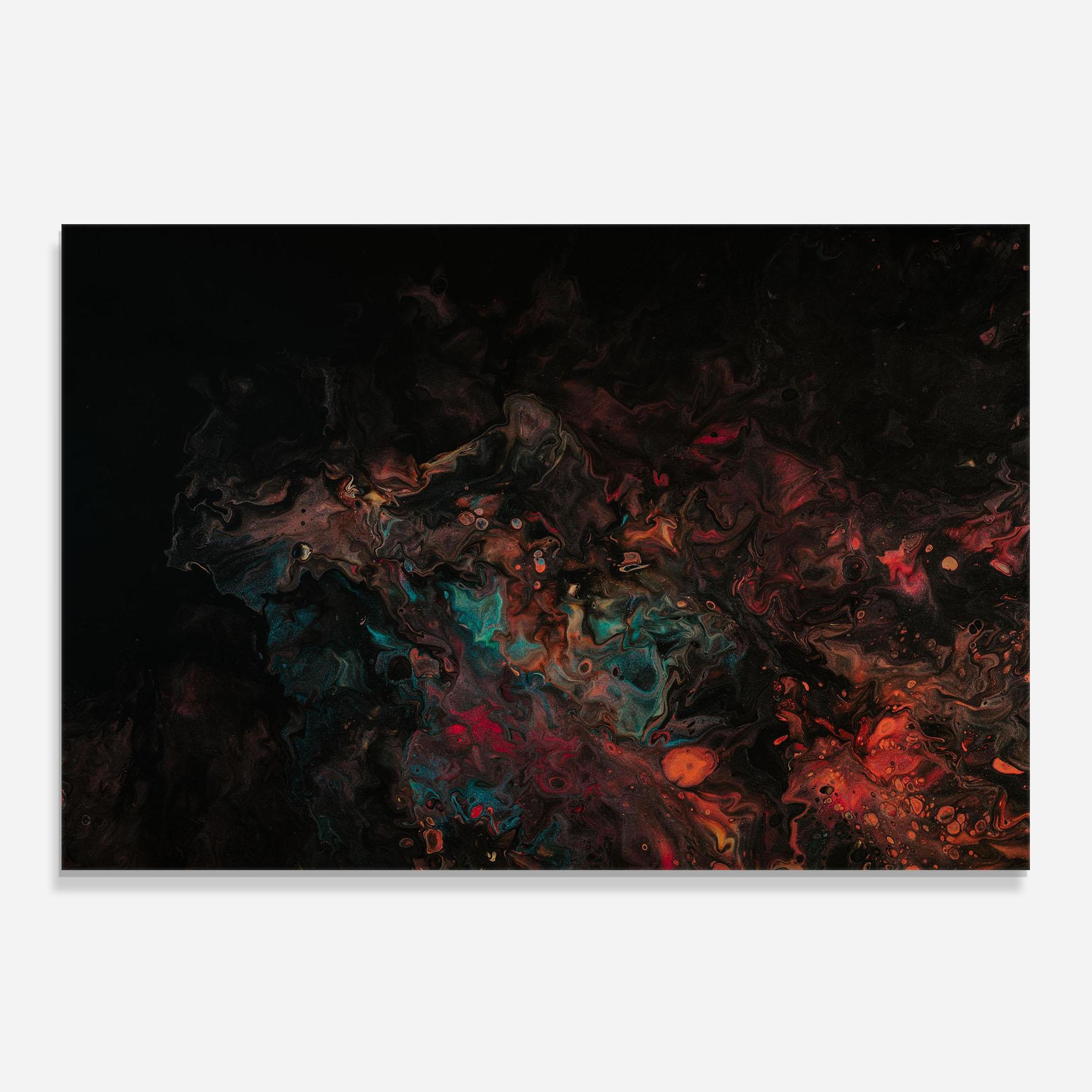 Konyhai üveg hátfal Dark Abstract mockup 0