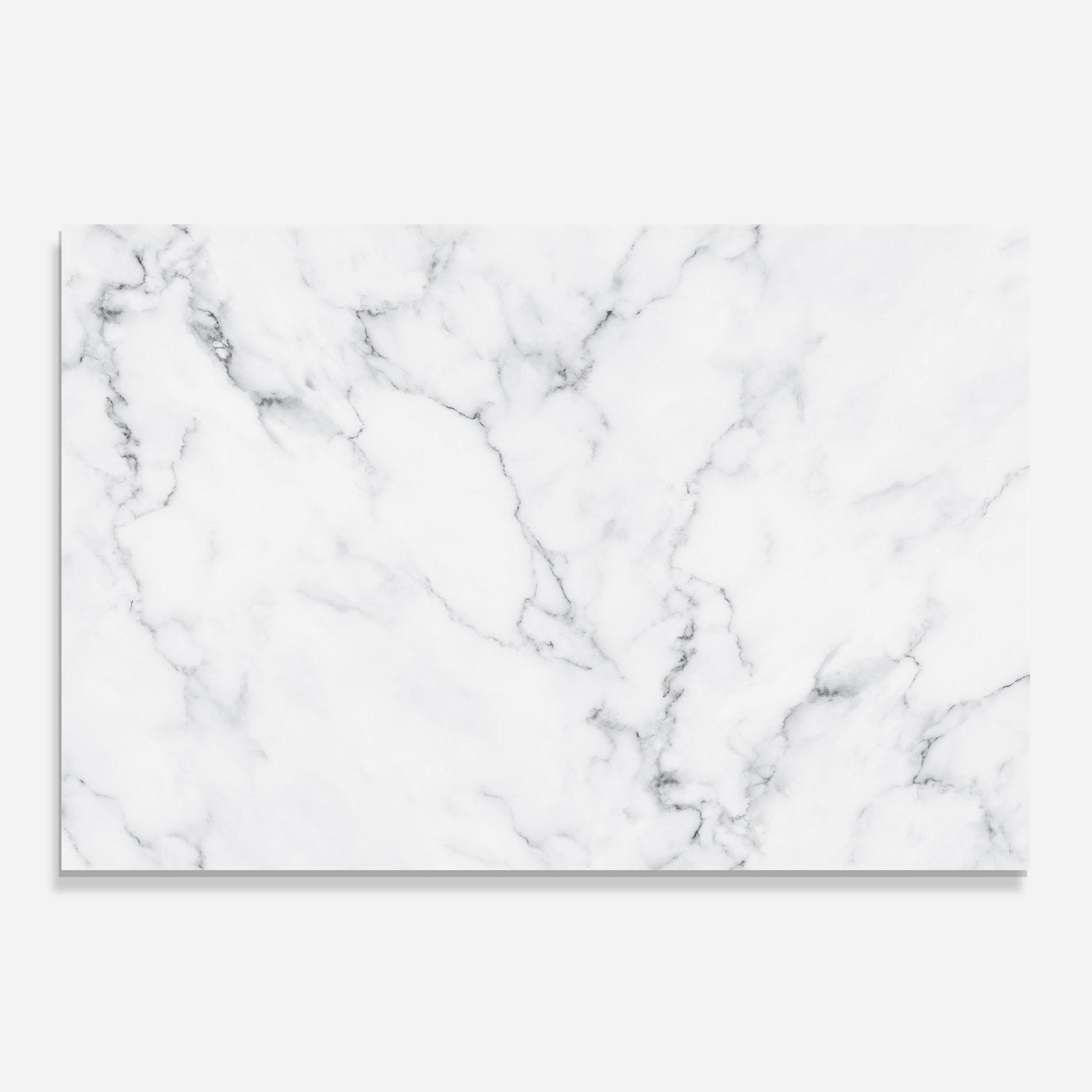 Konyhai üveg hátfal White Marble Texture mockup 0