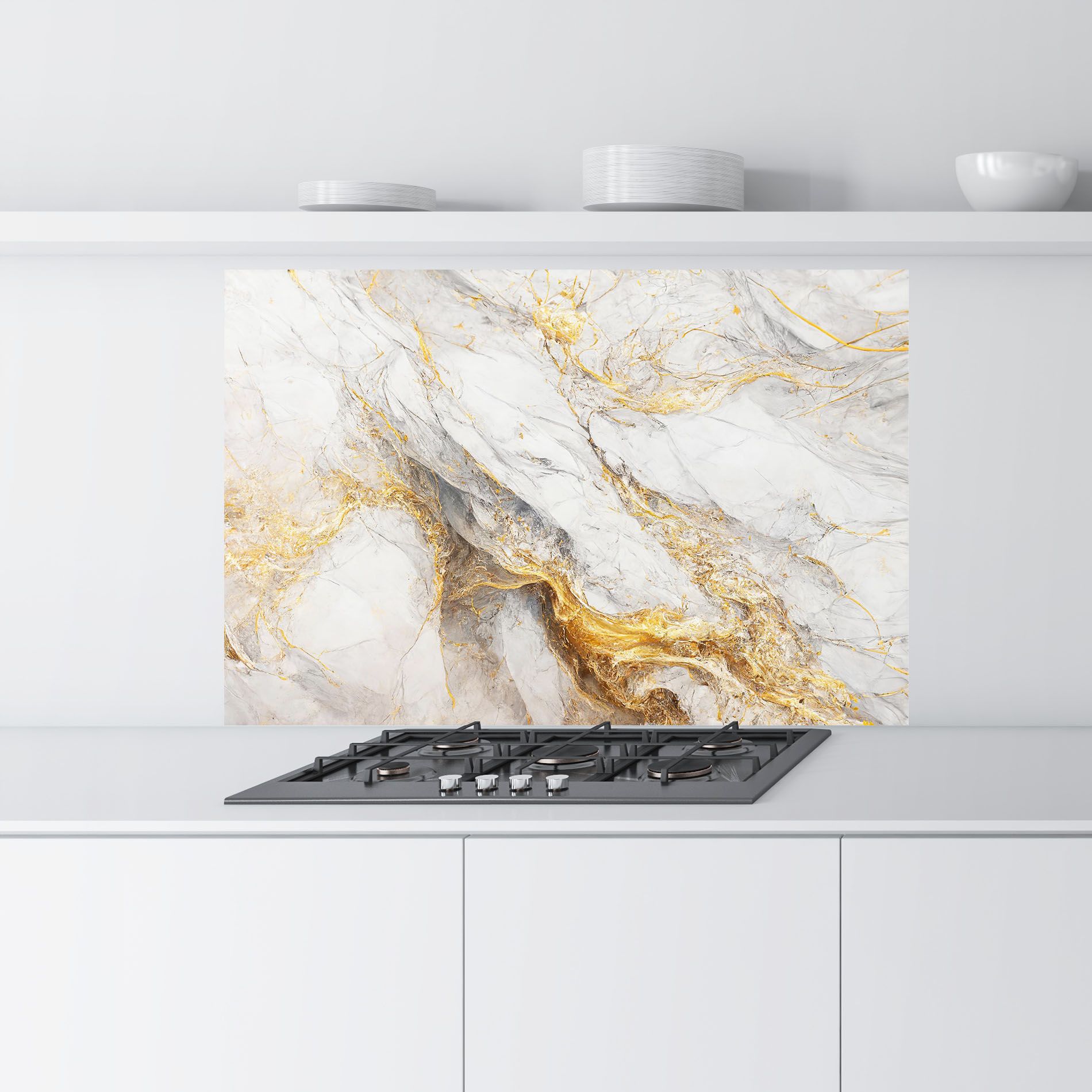 Gold Liquid Grey Marble mockup 9