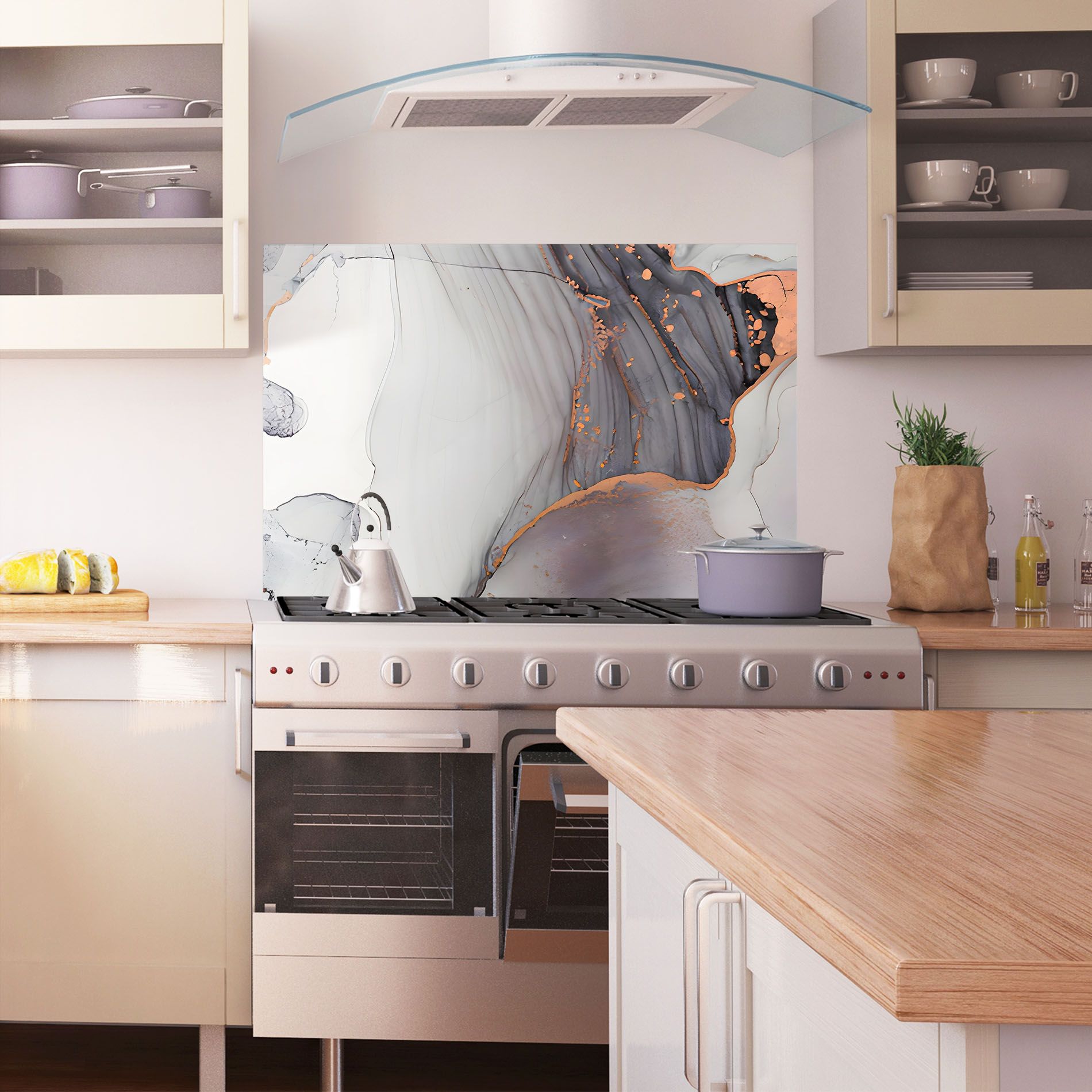 Grey Pink Liquid Marble mockup 1