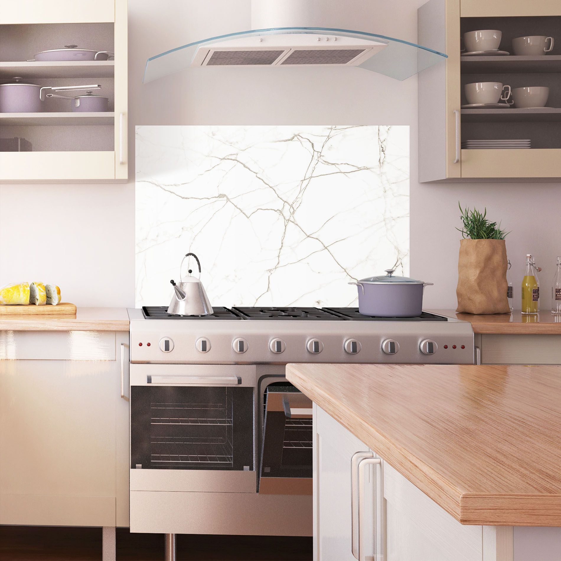 White Brown Lines Marble mockup 1