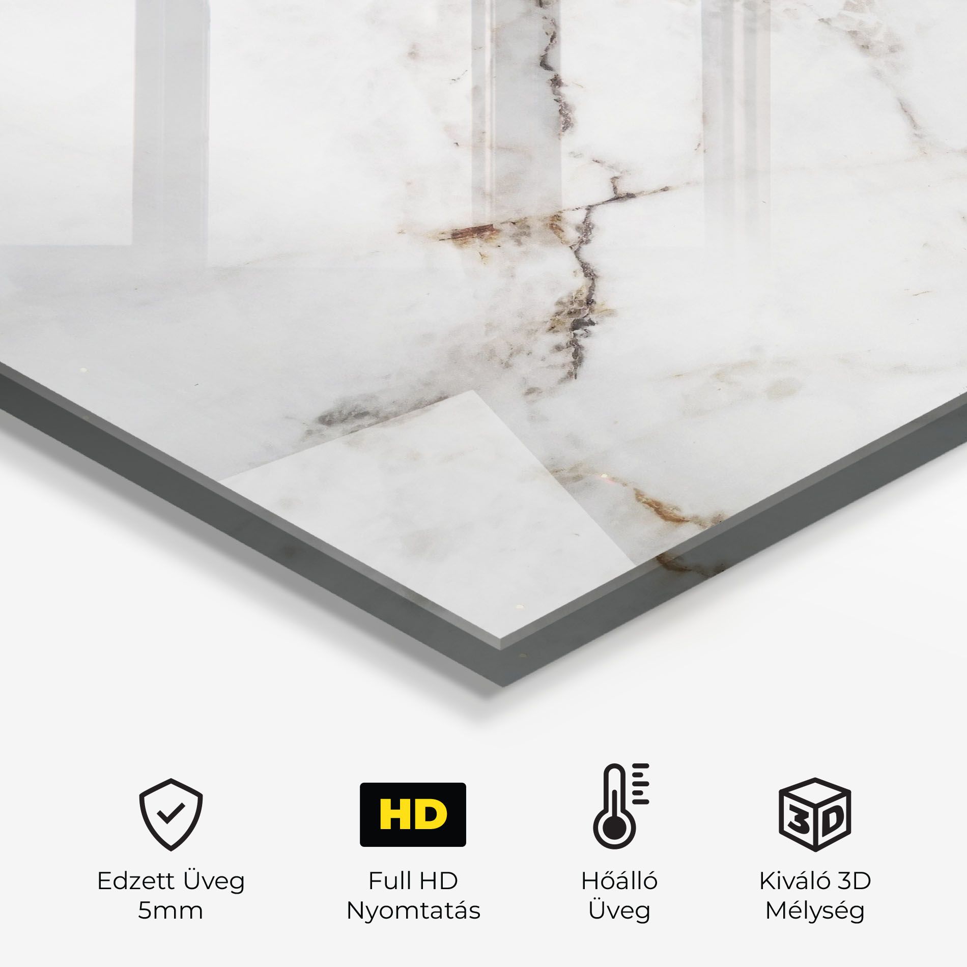 Close Up White Marble mockup 2