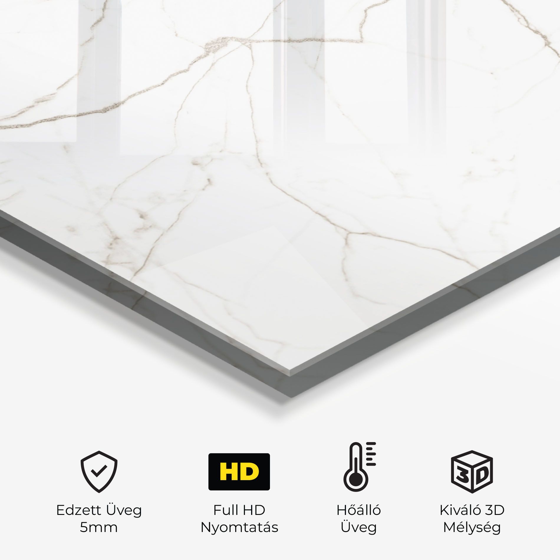 White Brown Lines Marble mockup 2