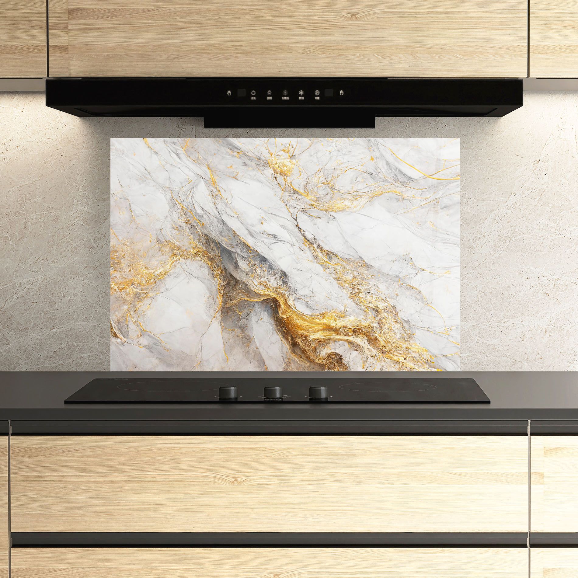Gold Liquid Grey Marble mockup 3