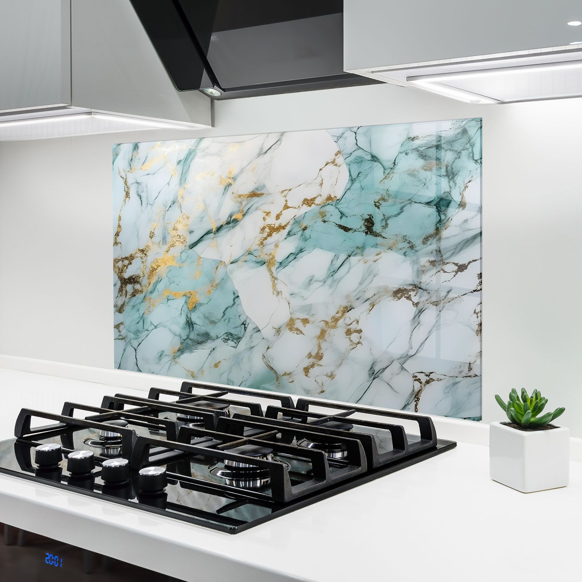 Light Green Gold Line mockup 6