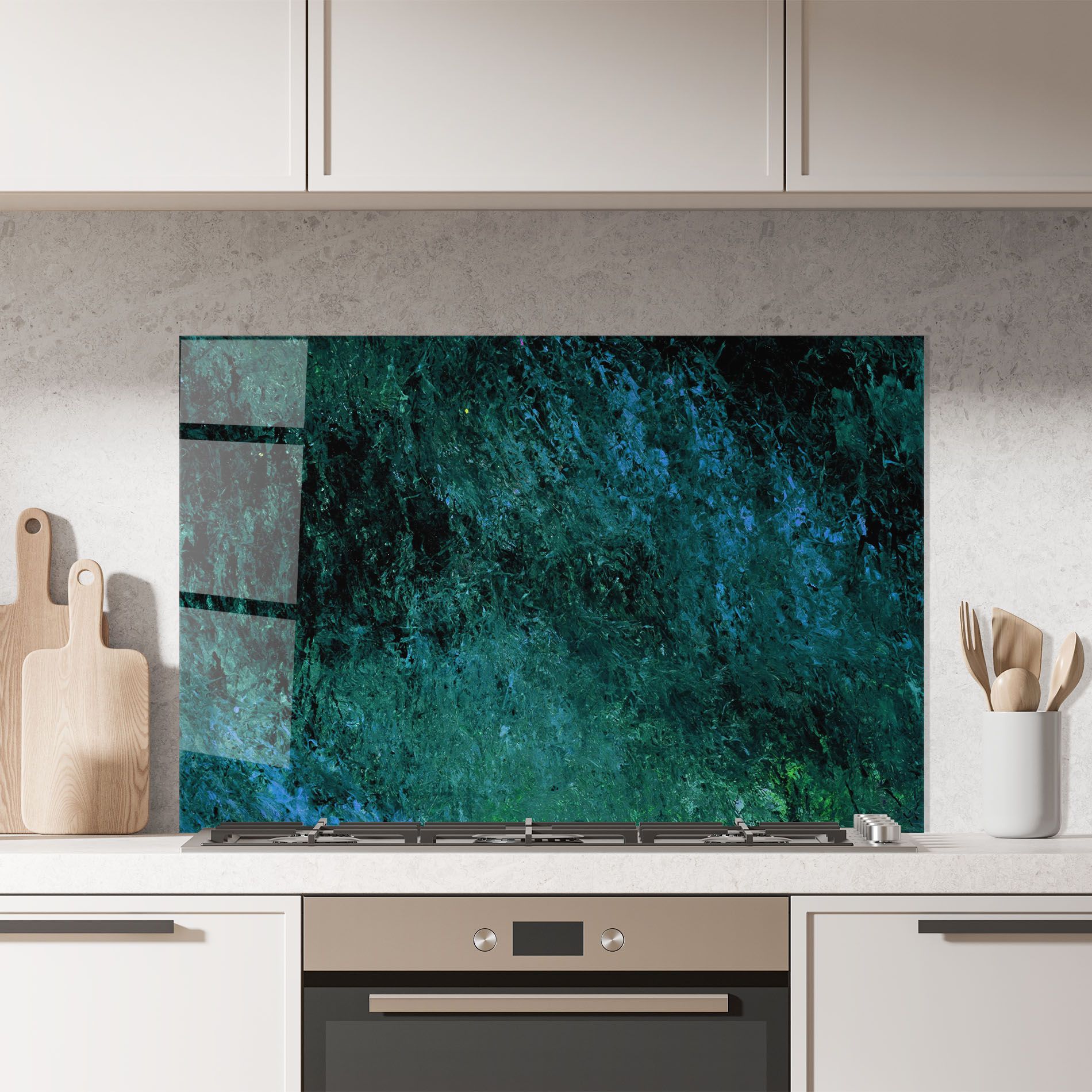 Dark Green Blue Painting mockup 7