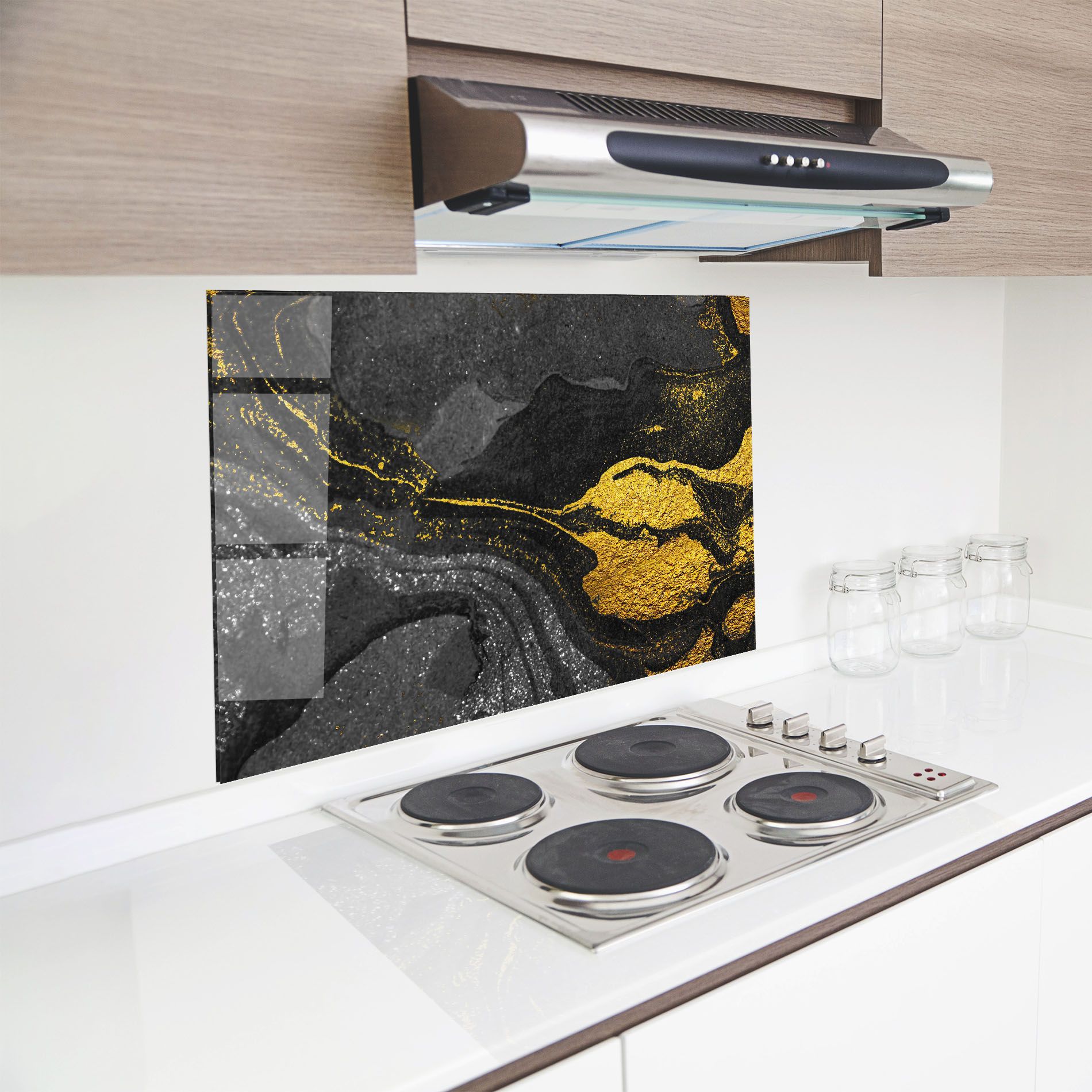 Black And Gold Texture mockup 8