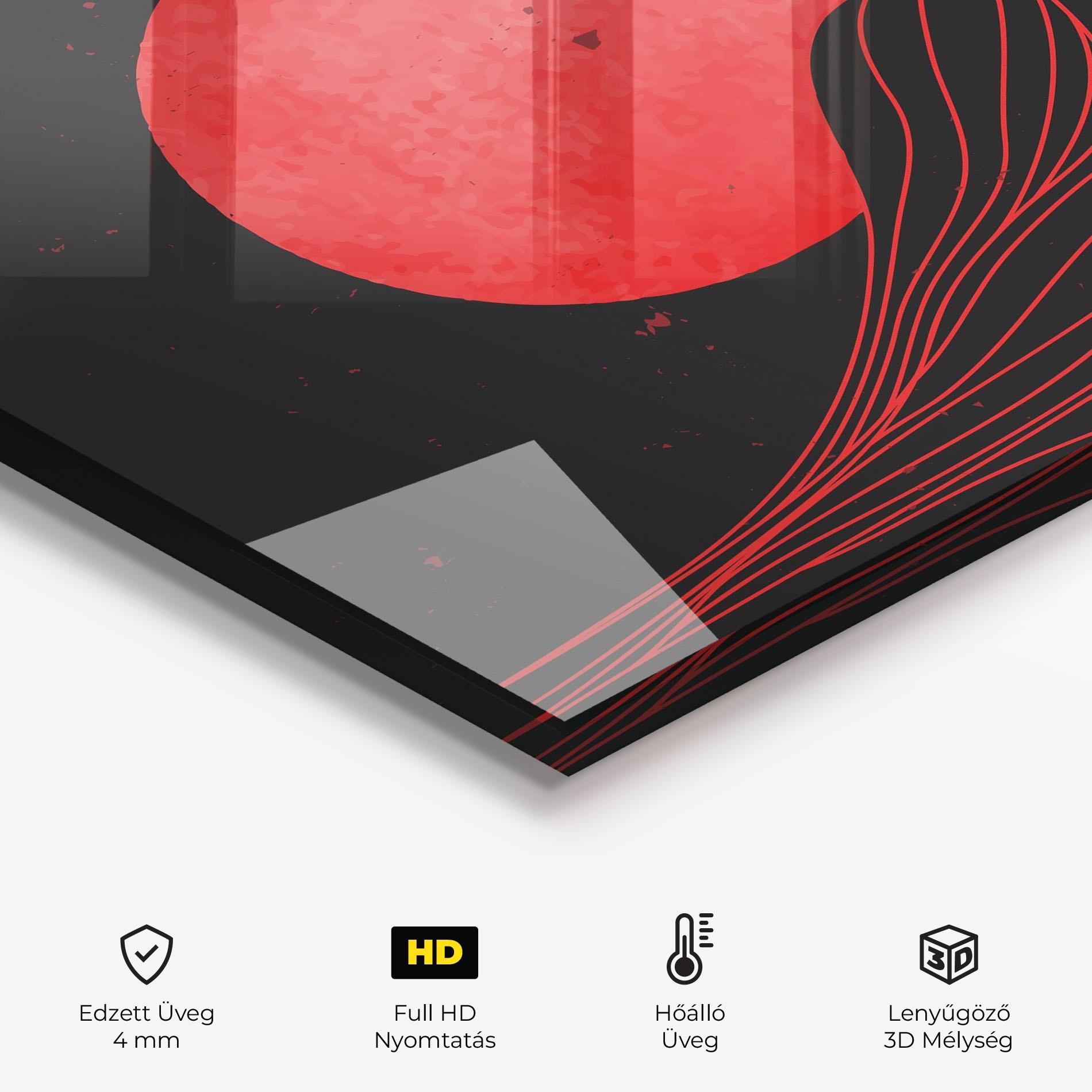 Konyhai üveg hátfal Bloody Moon mockup 2