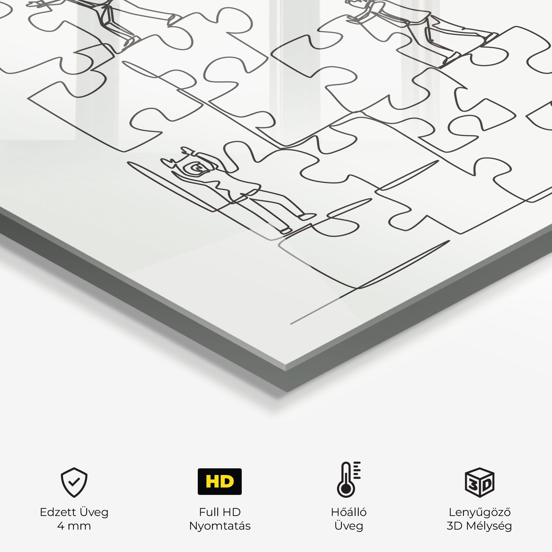 Konyhai üveg hátfal Businessman Up mockup 2