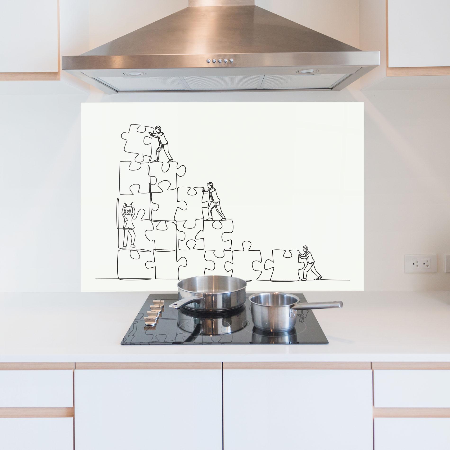 Konyhai üveg hátfal Businessman Up mockup 5