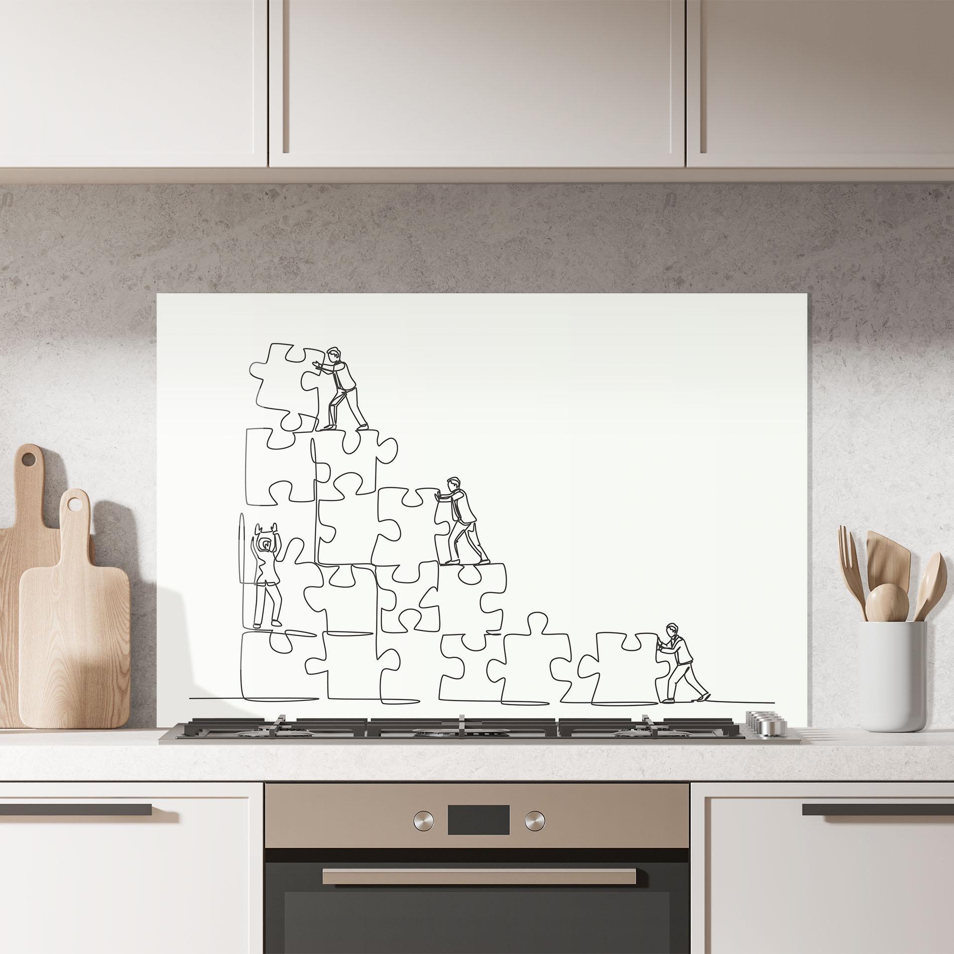 Konyhai üveg hátfal Businessman Up mockup 7