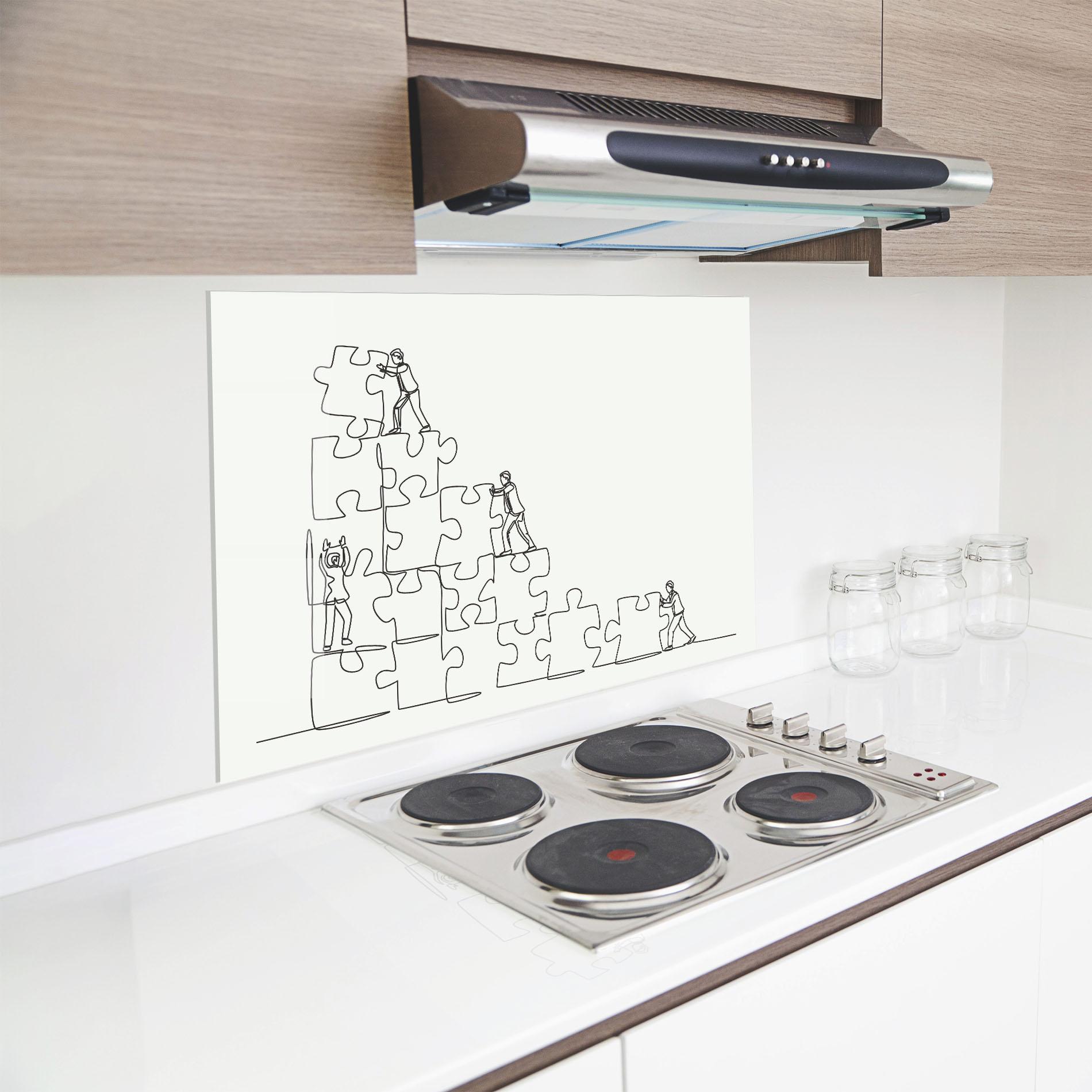 Konyhai üveg hátfal Businessman Up mockup 8