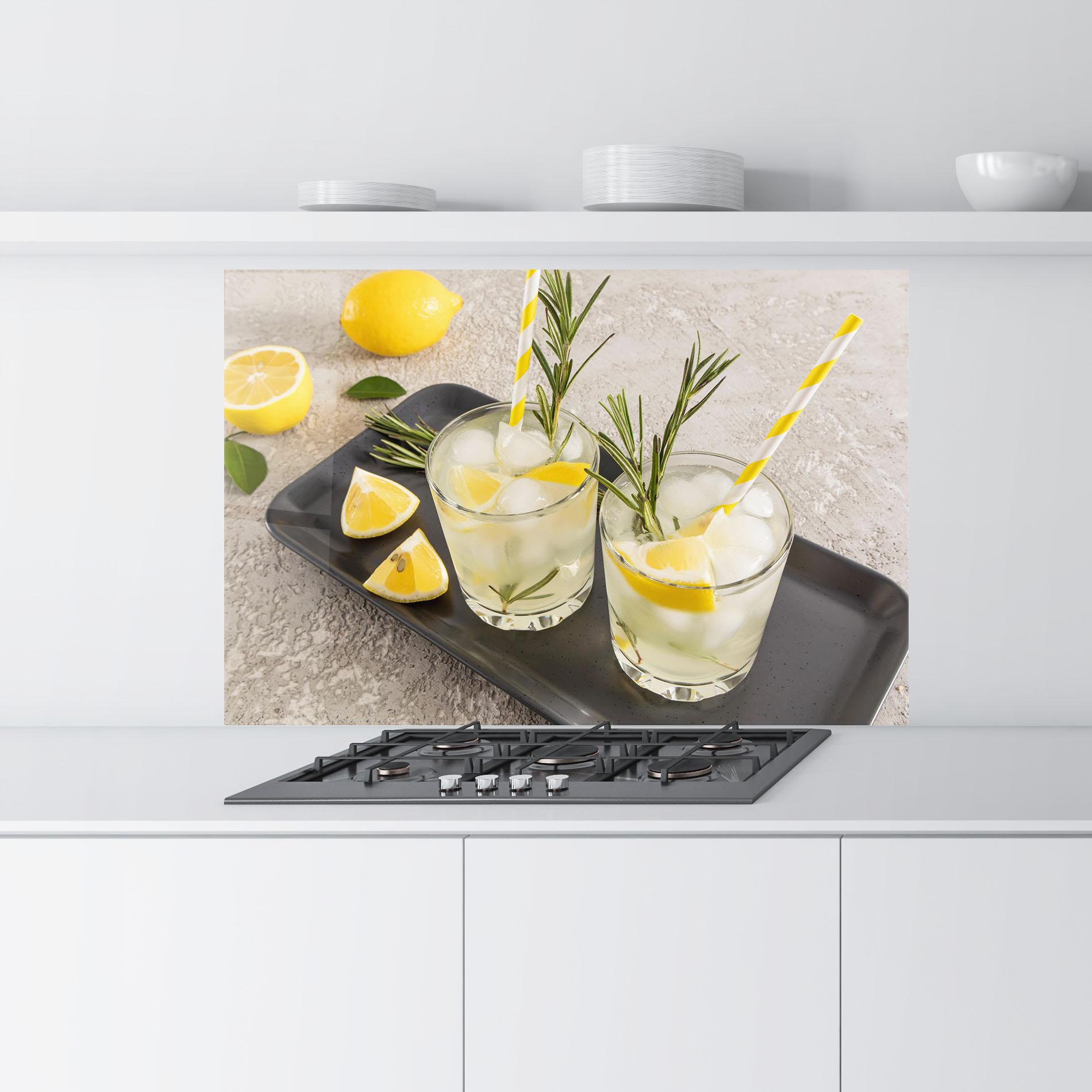 Konyhai üveg hátfal Fruit Vitamin Water mockup 9