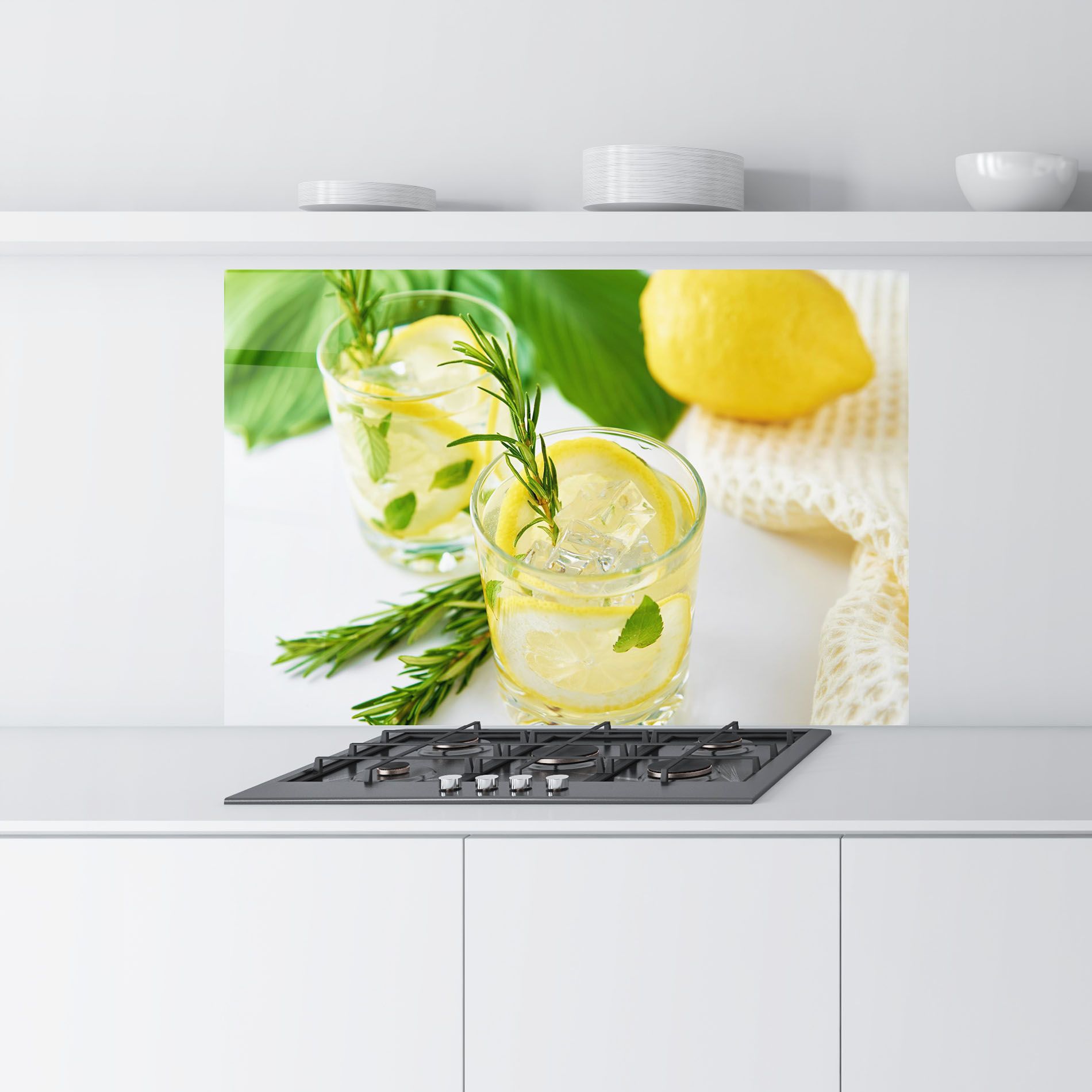Lemon Rosemary Drink mockup 9