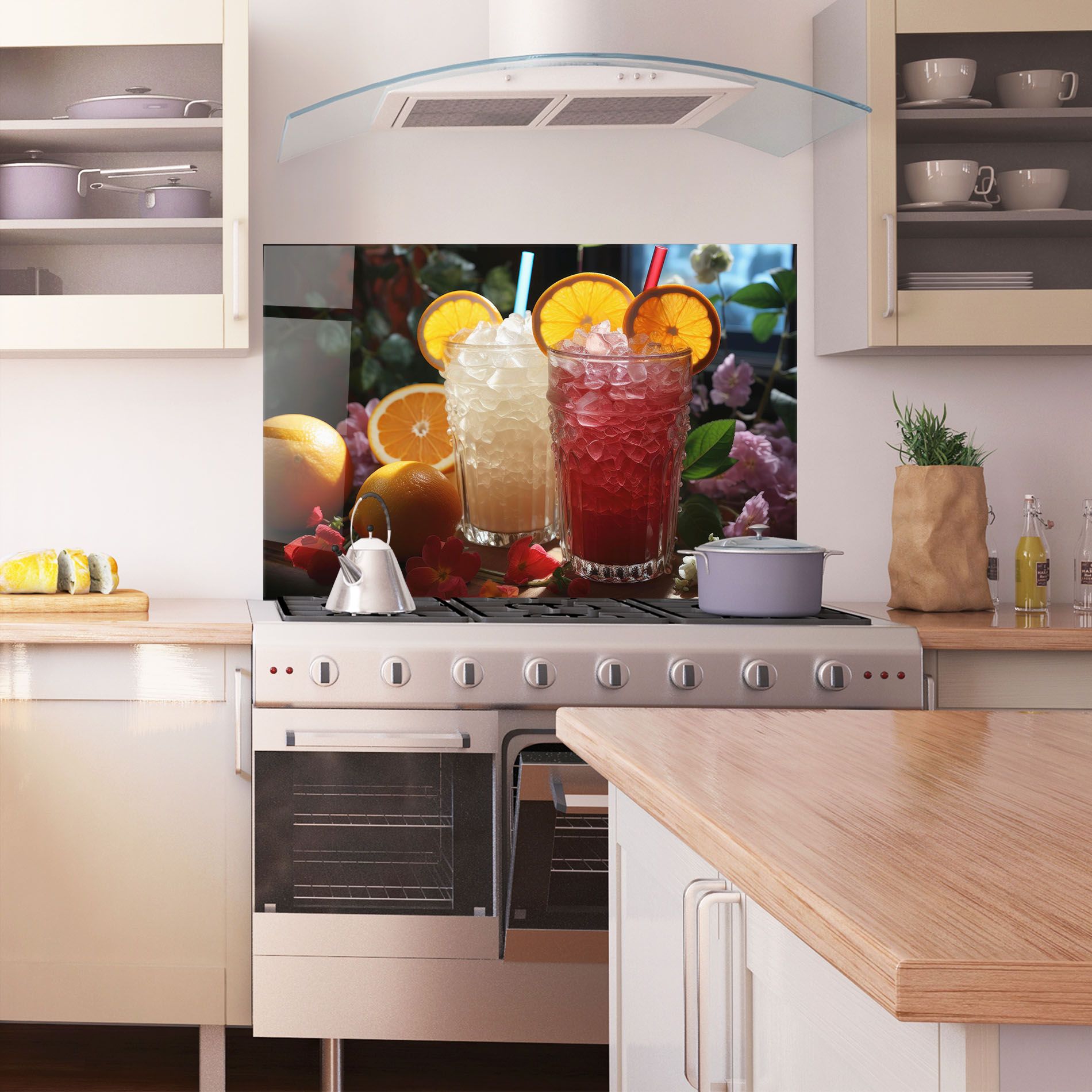 Citrus Smoothie Drink mockup 1