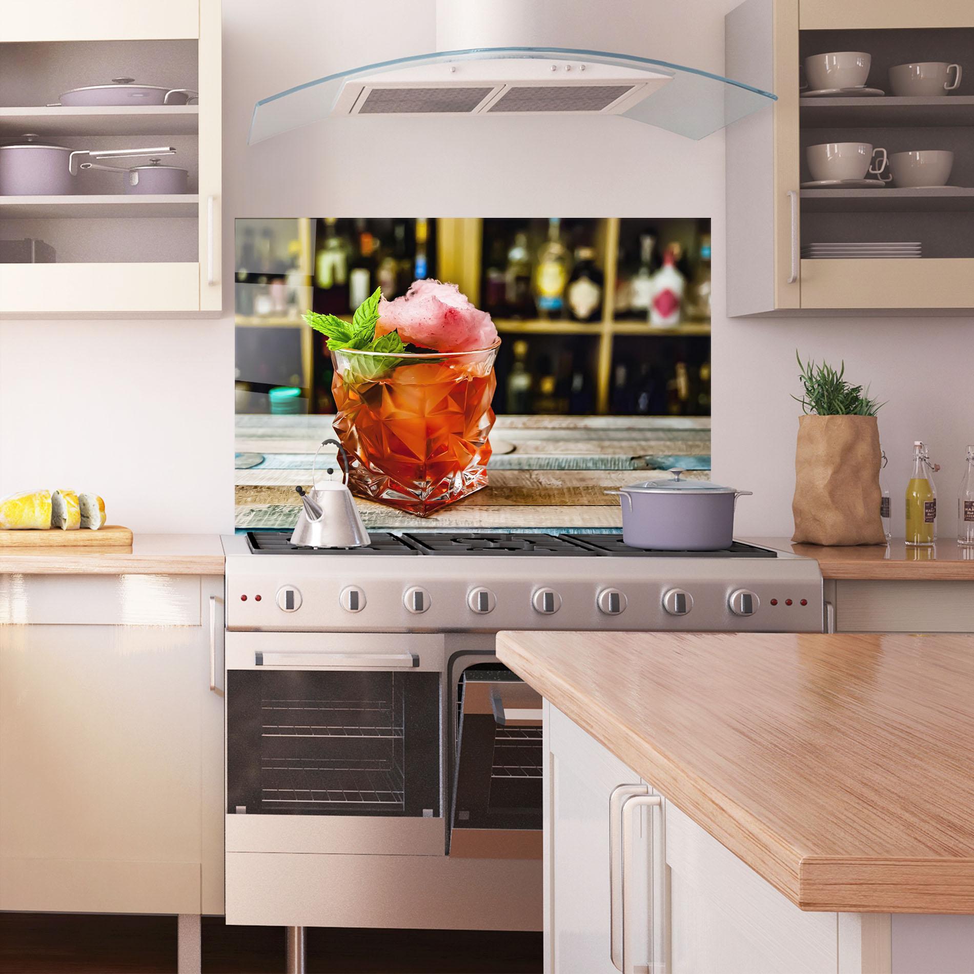 Konyhai üveg hátfal Cola Drink mockup 1