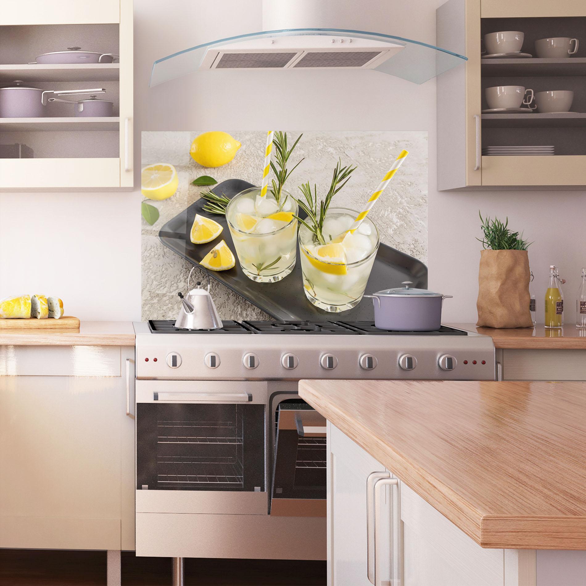 Konyhai üveg hátfal Fruit Vitamin Water mockup 1