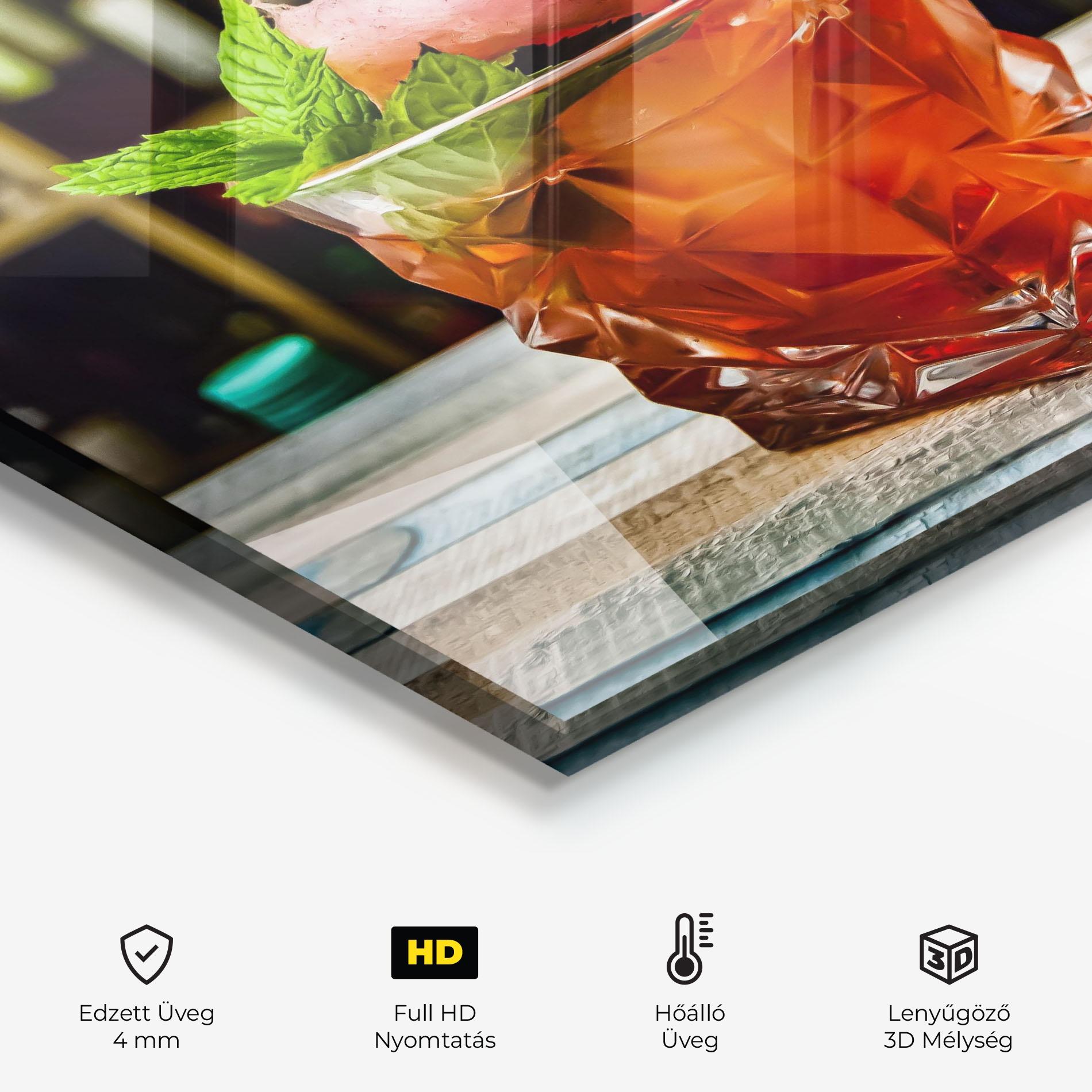 Konyhai üveg hátfal Cola Drink mockup 2