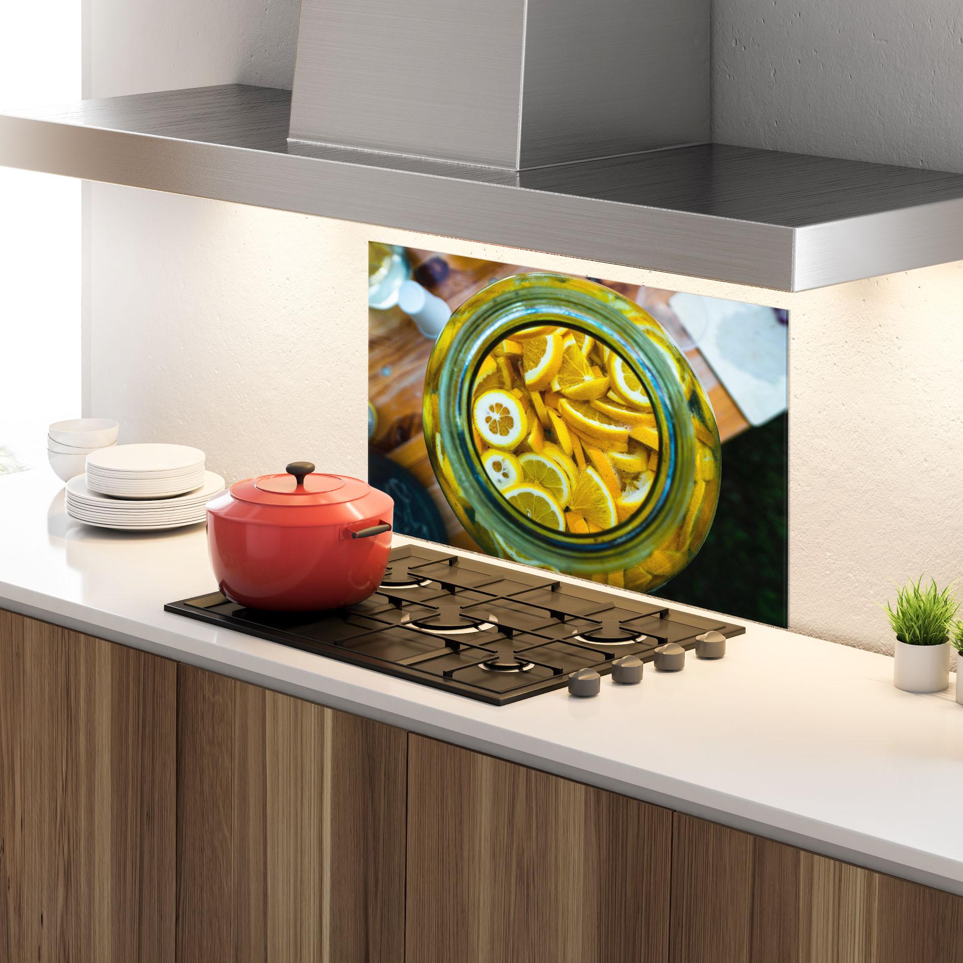 Konyhai üveg hátfal Big Limonade mockup 4