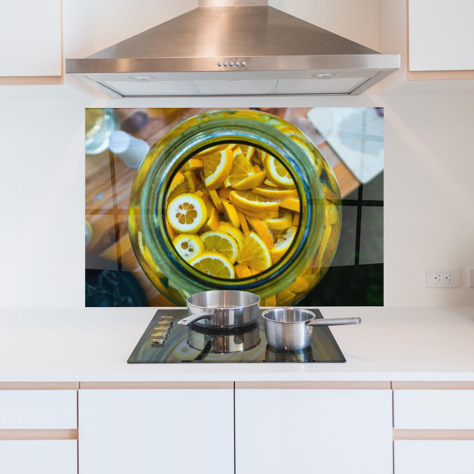 Konyhai üveg hátfal Big Limonade mockup 5