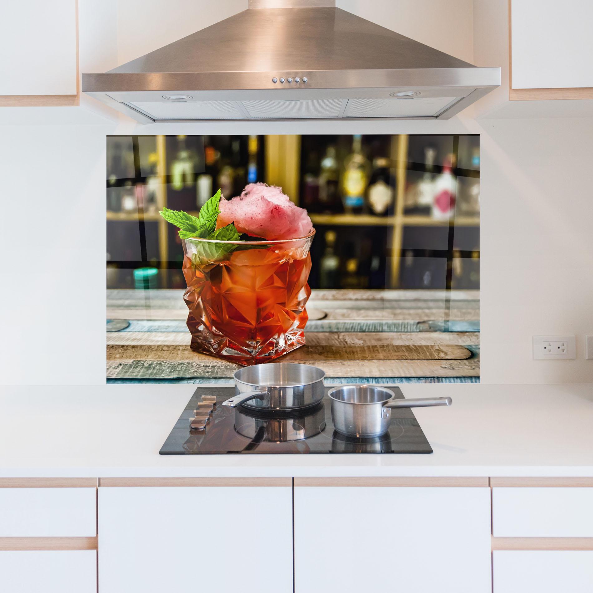 Konyhai üveg hátfal Cola Drink mockup 5