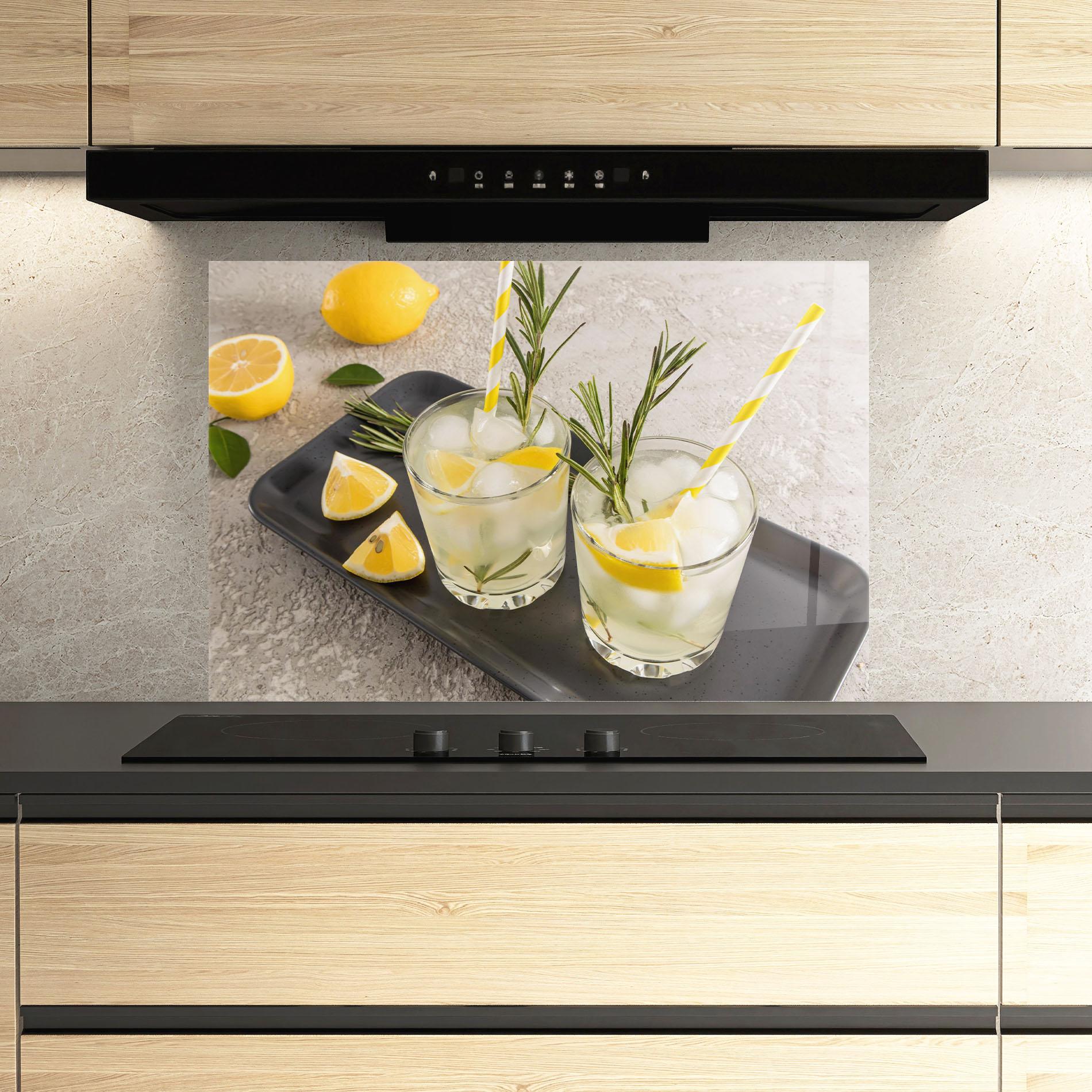 Konyhai üveg hátfal Fruit Vitamin Water mockup 3