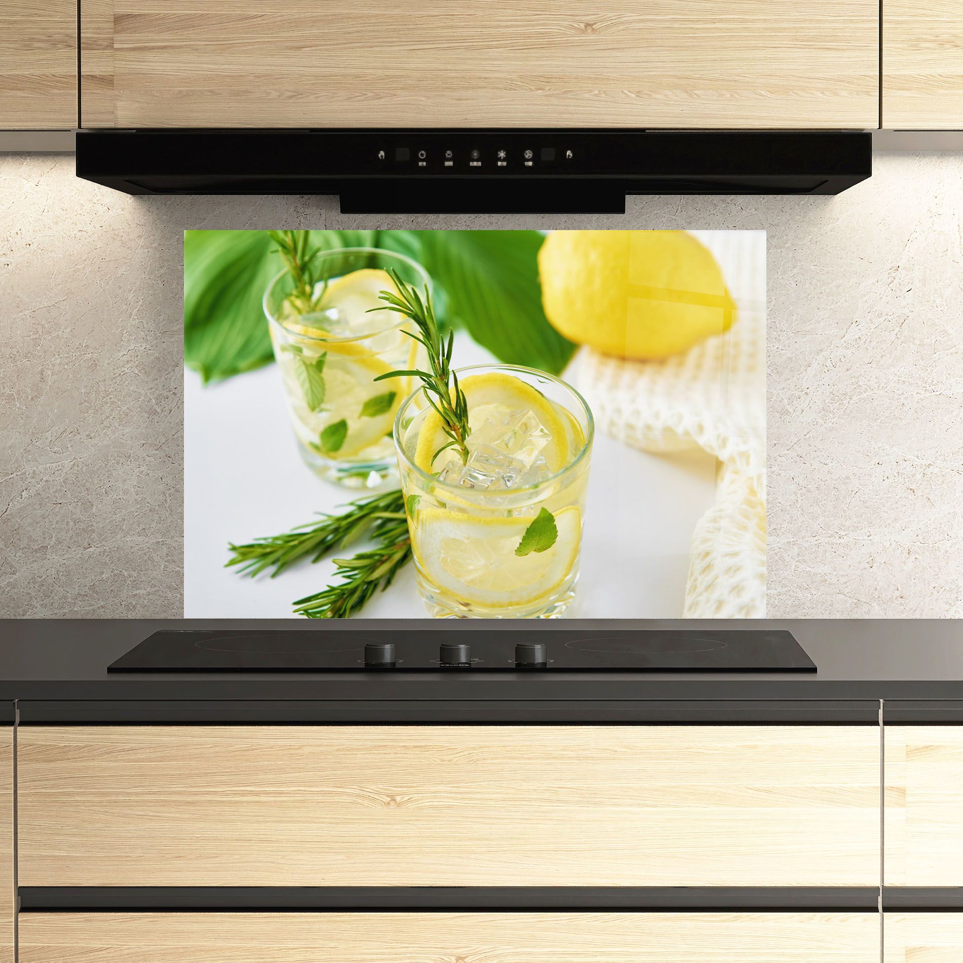 Lemon Rosemary Drink mockup 3