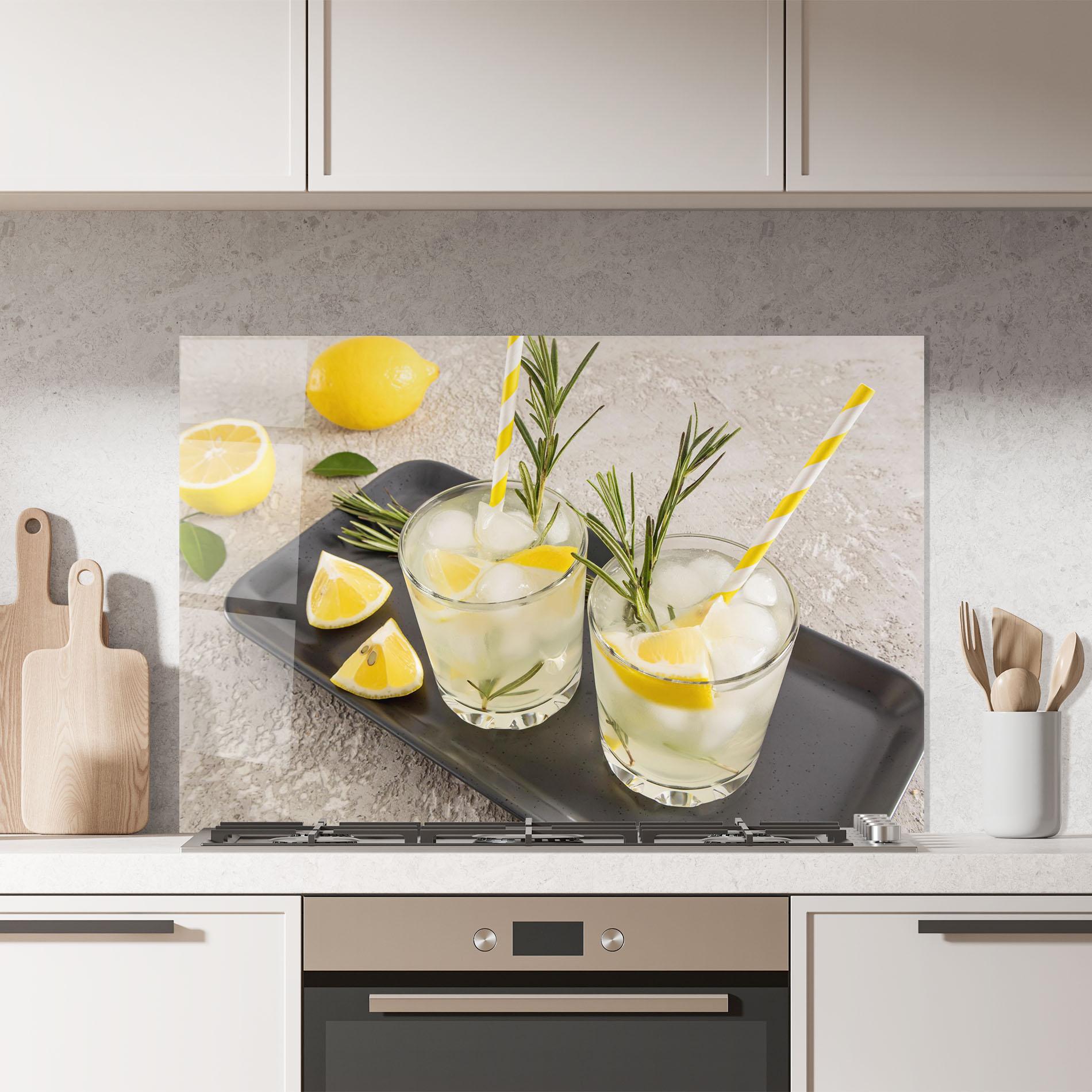 Konyhai üveg hátfal Fruit Vitamin Water mockup 7