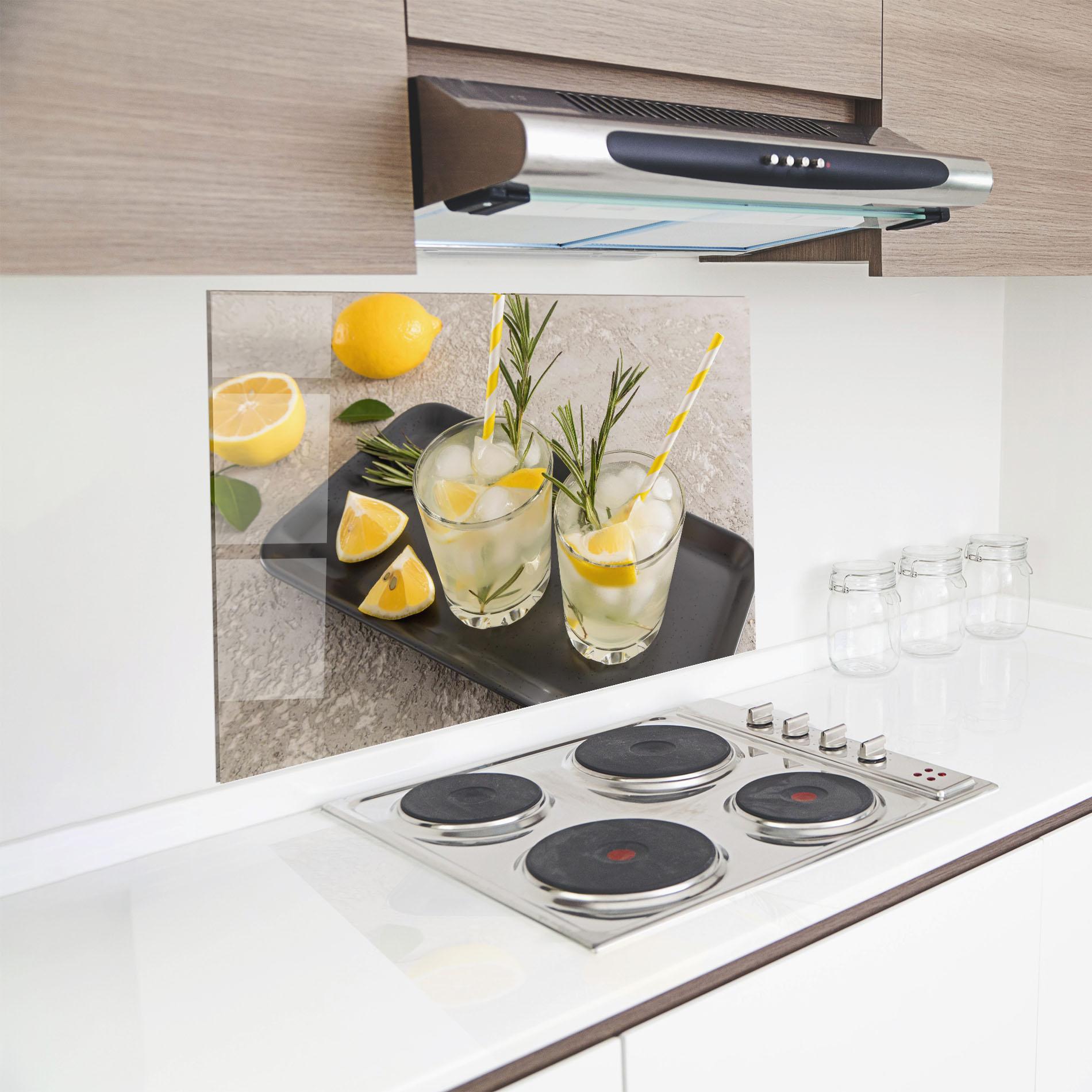 Konyhai üveg hátfal Fruit Vitamin Water mockup 8