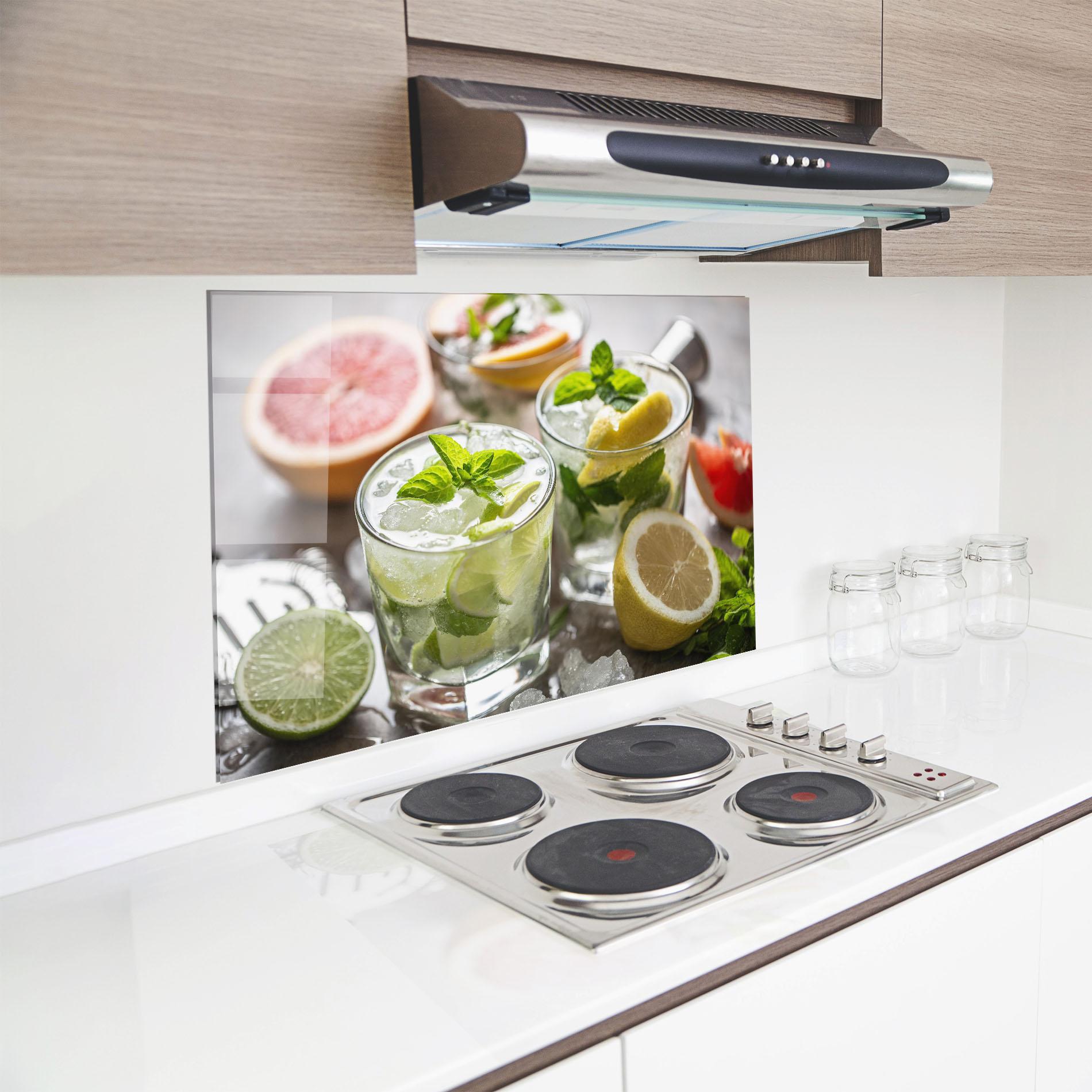 Konyhai üveg hátfal Gin Tonic Drink mockup 8