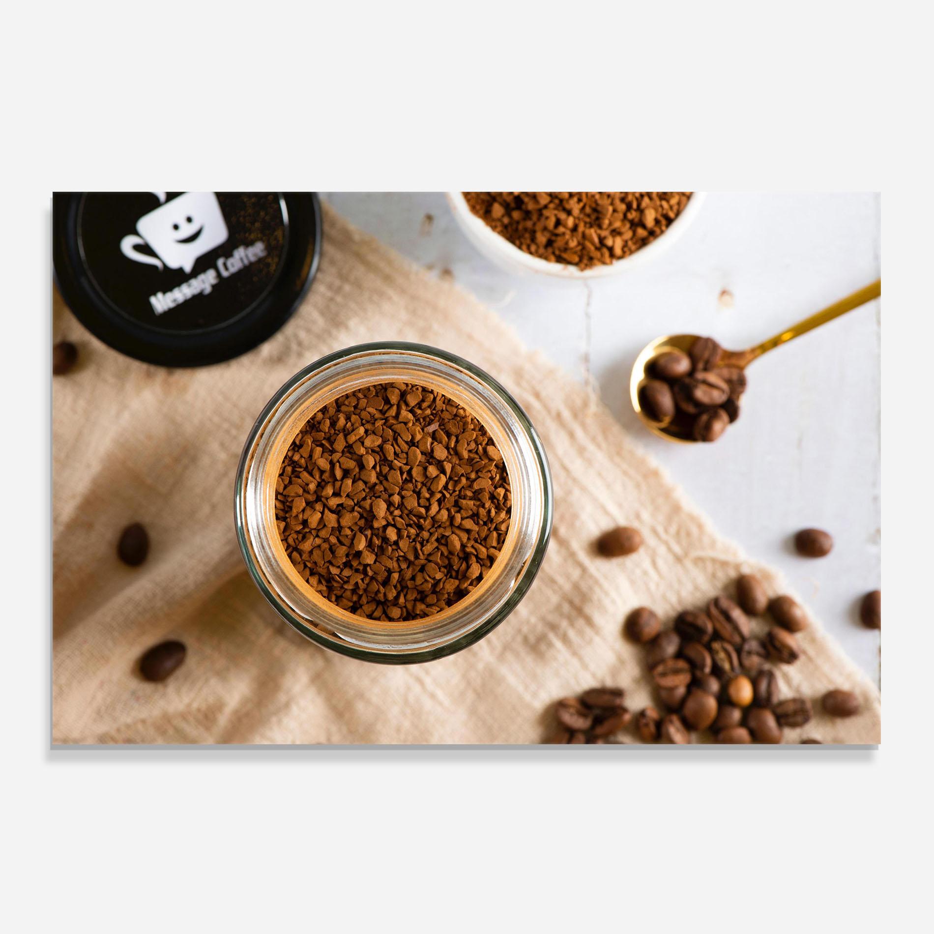 Konyhai üveg hátfal Ground Coffee mockup 0