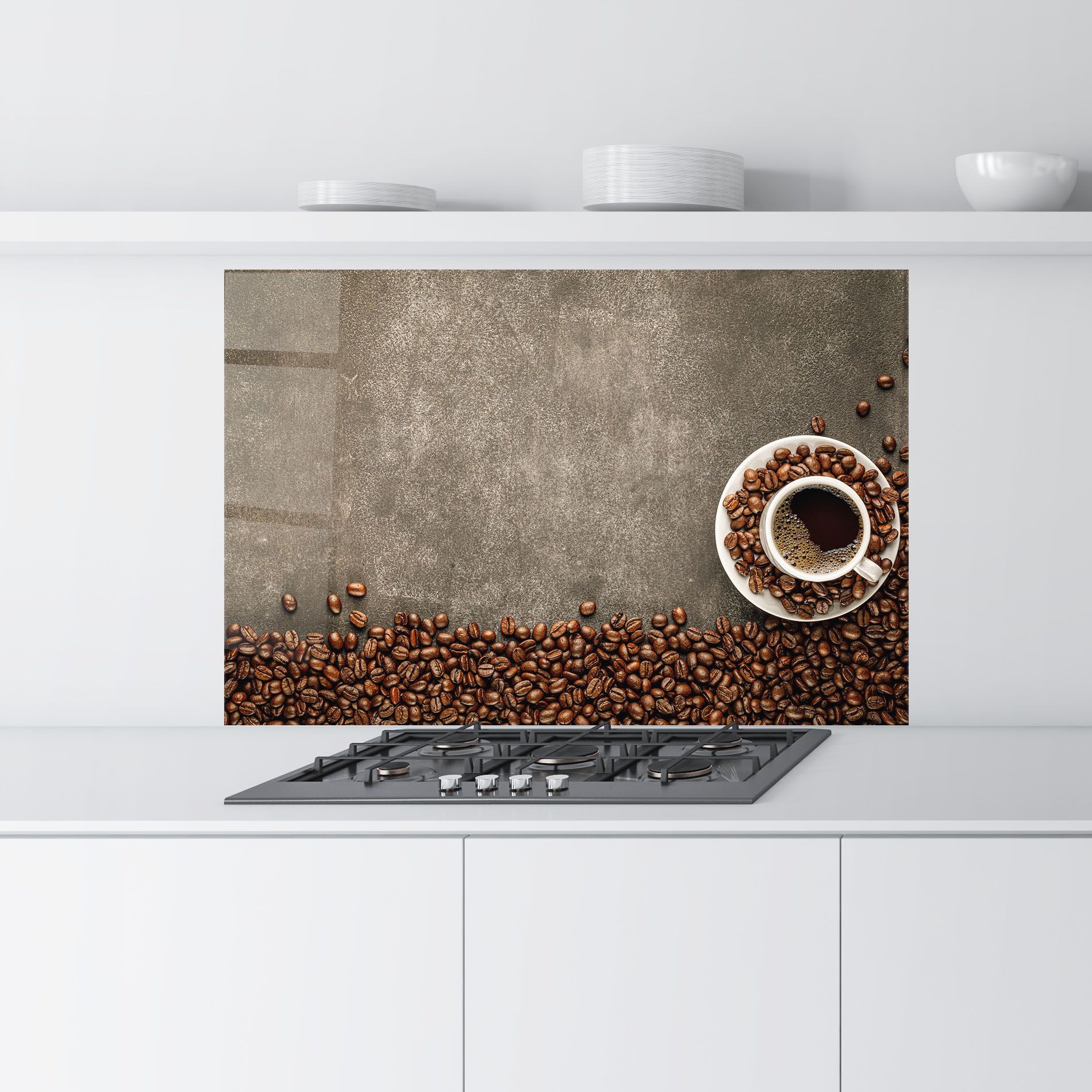 Coffee On Grey Table mockup 9