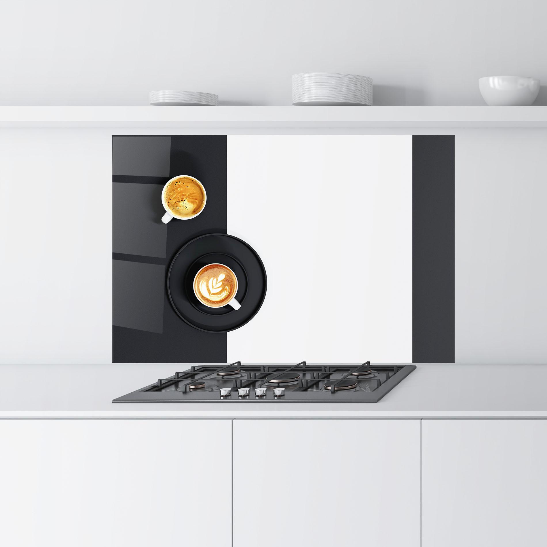 Konyhai üveg hátfal White Coffee Cup mockup 9